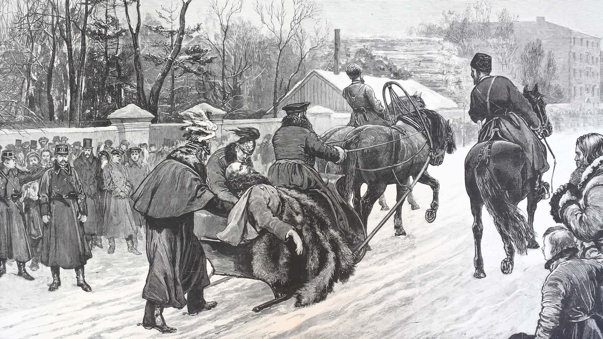 The assassination of Alexander II of Russia.