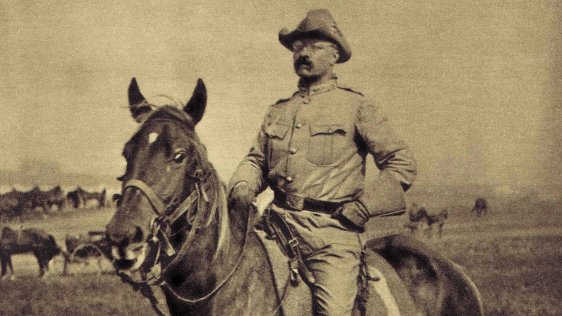 Colonel Theodore Roosevelt of the Rough Riders, 1898.
