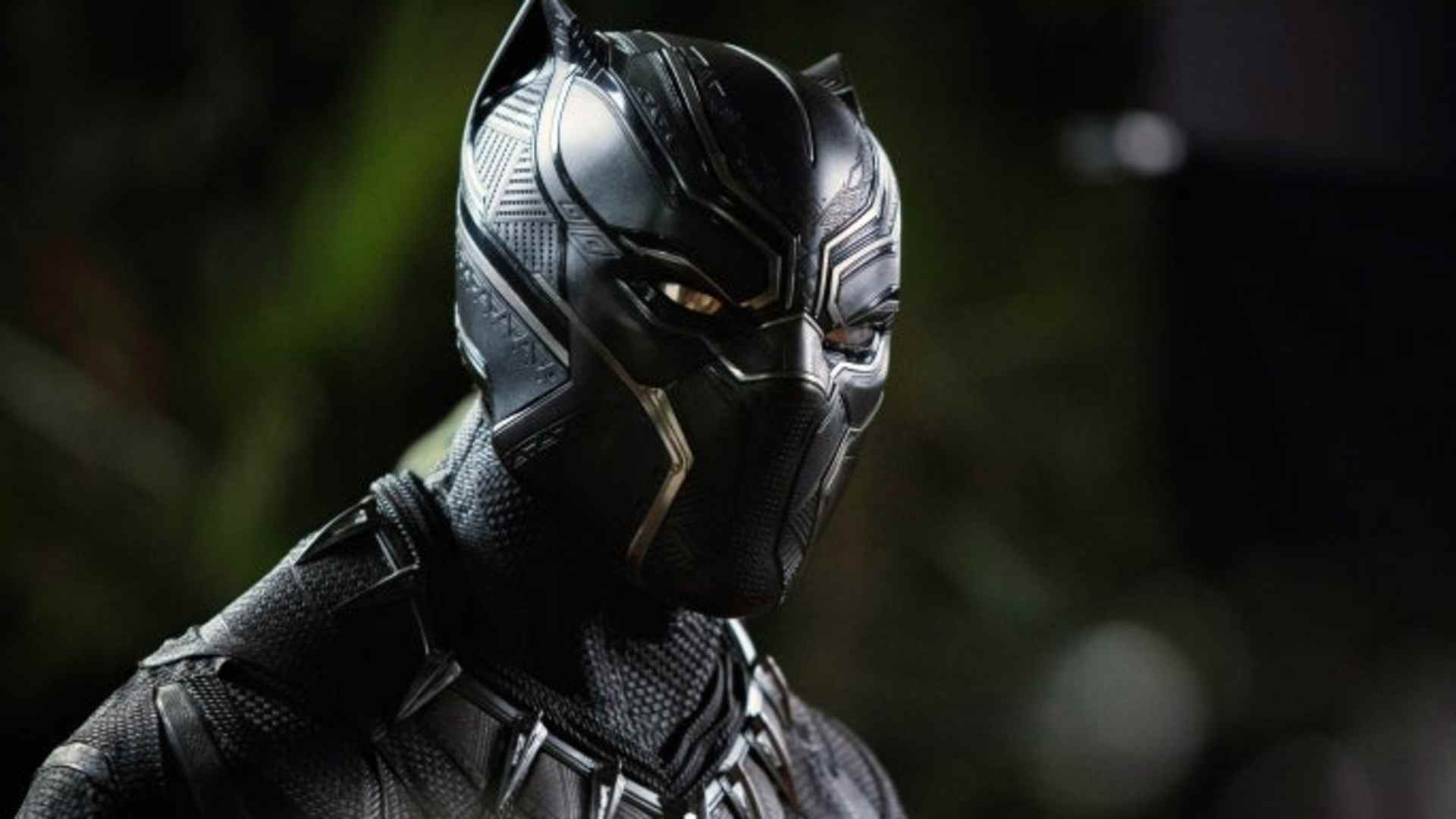 Chadwick Boseman as the Black Panther.