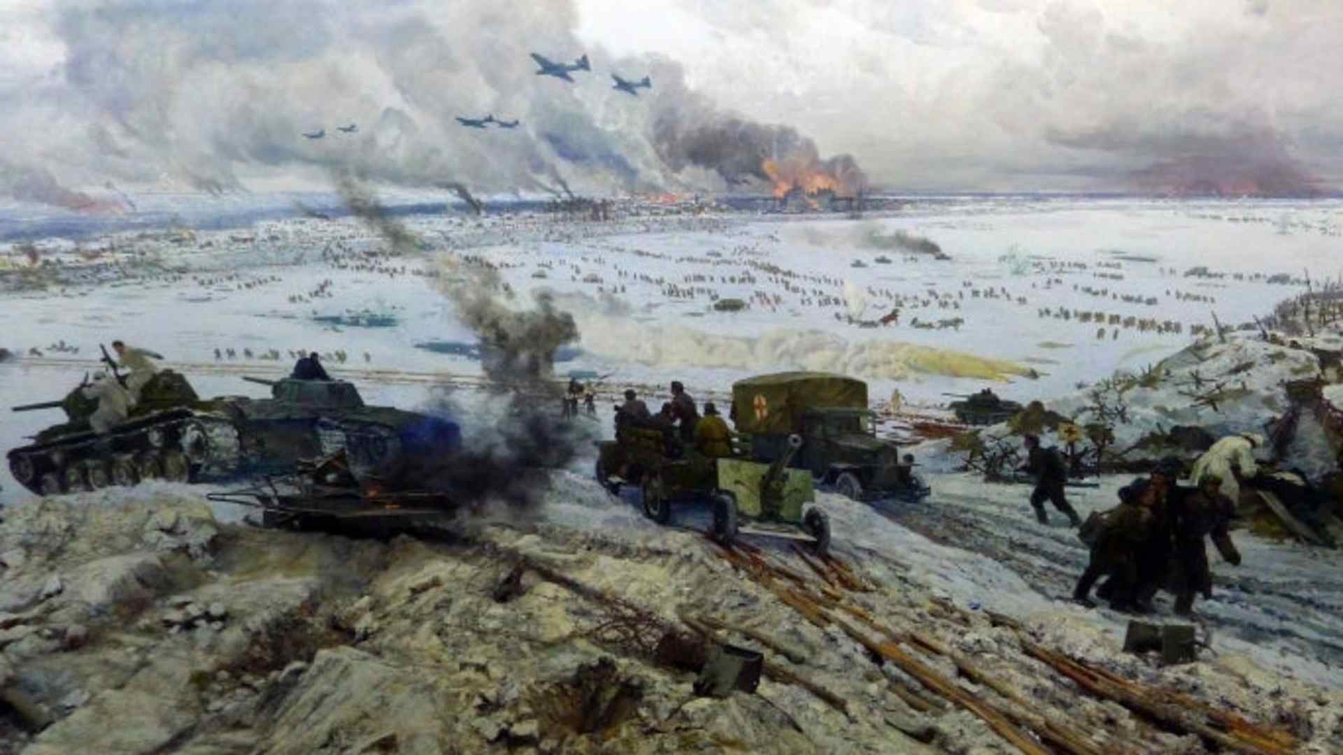 Museum-Diorama "The Breakthrough of the Siege of Leningrad." (Credit: Carma Casula / Getty Images)