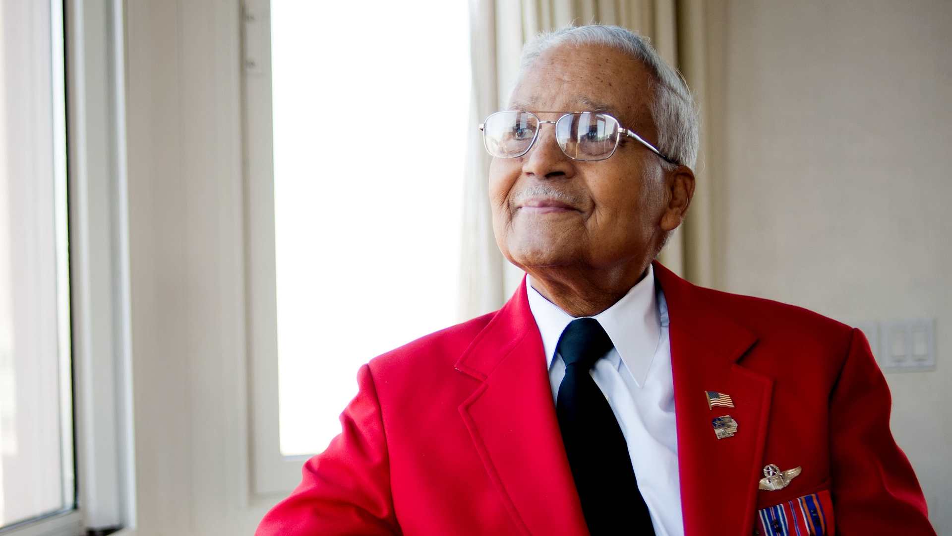 Charles McGee, a Tuskegee Airman and a veteran of three wars.