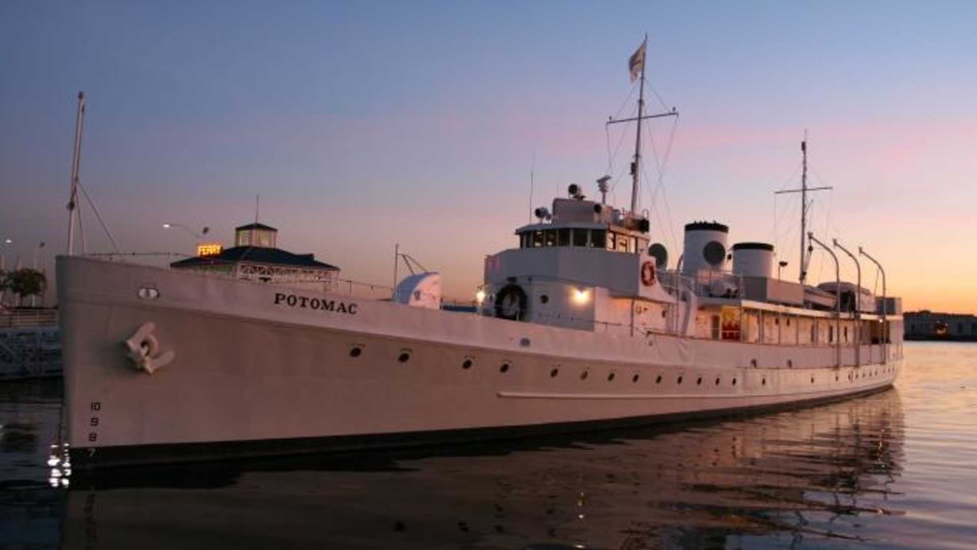 USS Potomac in Oakland, California