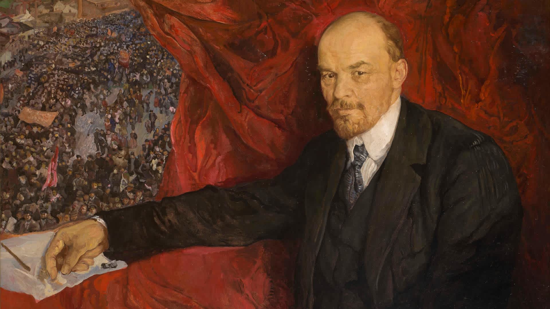 Vladimir Lenin, Lenin and Manifestation, 1919, State History Museum, Moscow