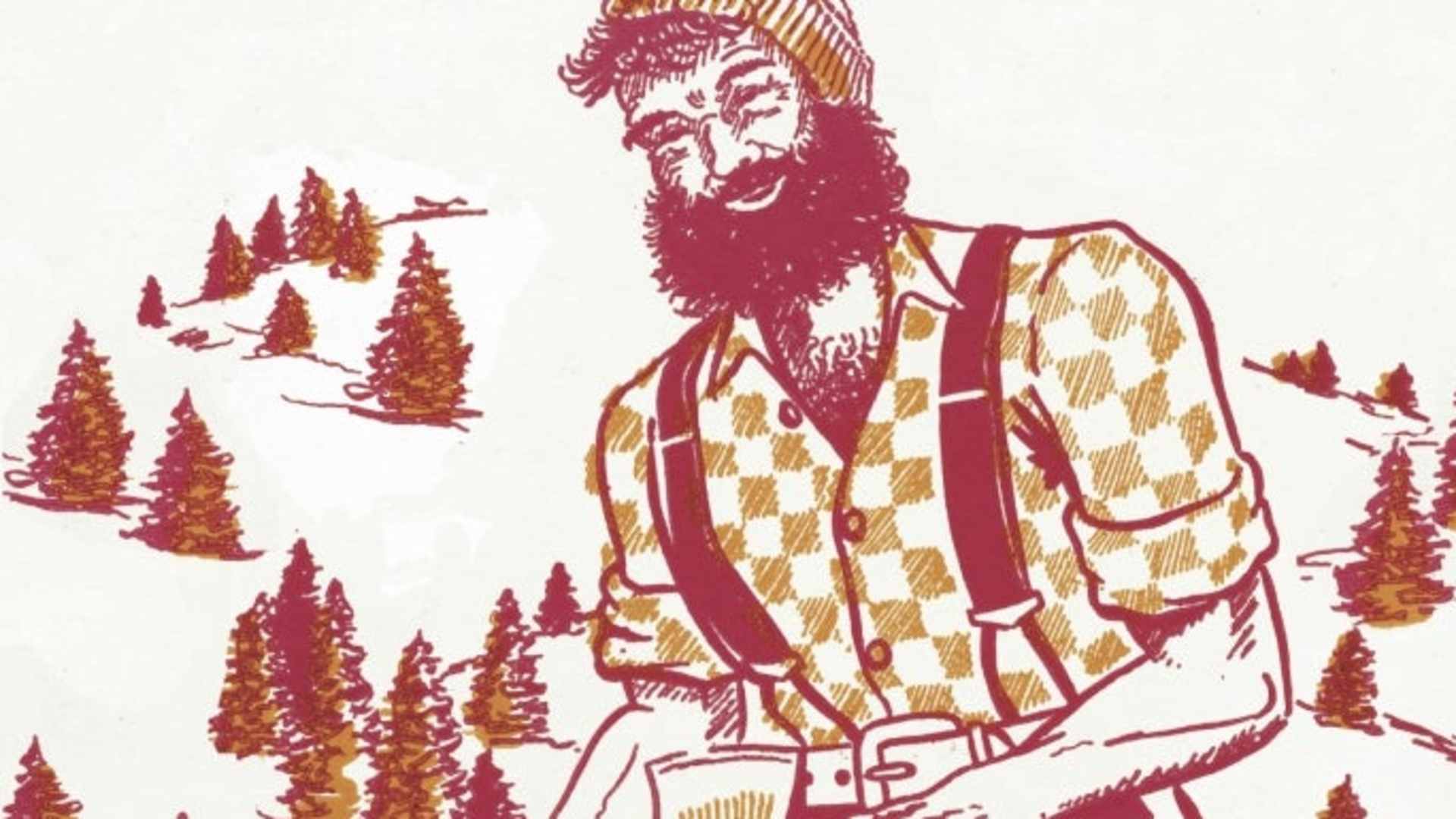 Paul Bunyan - stock illustration