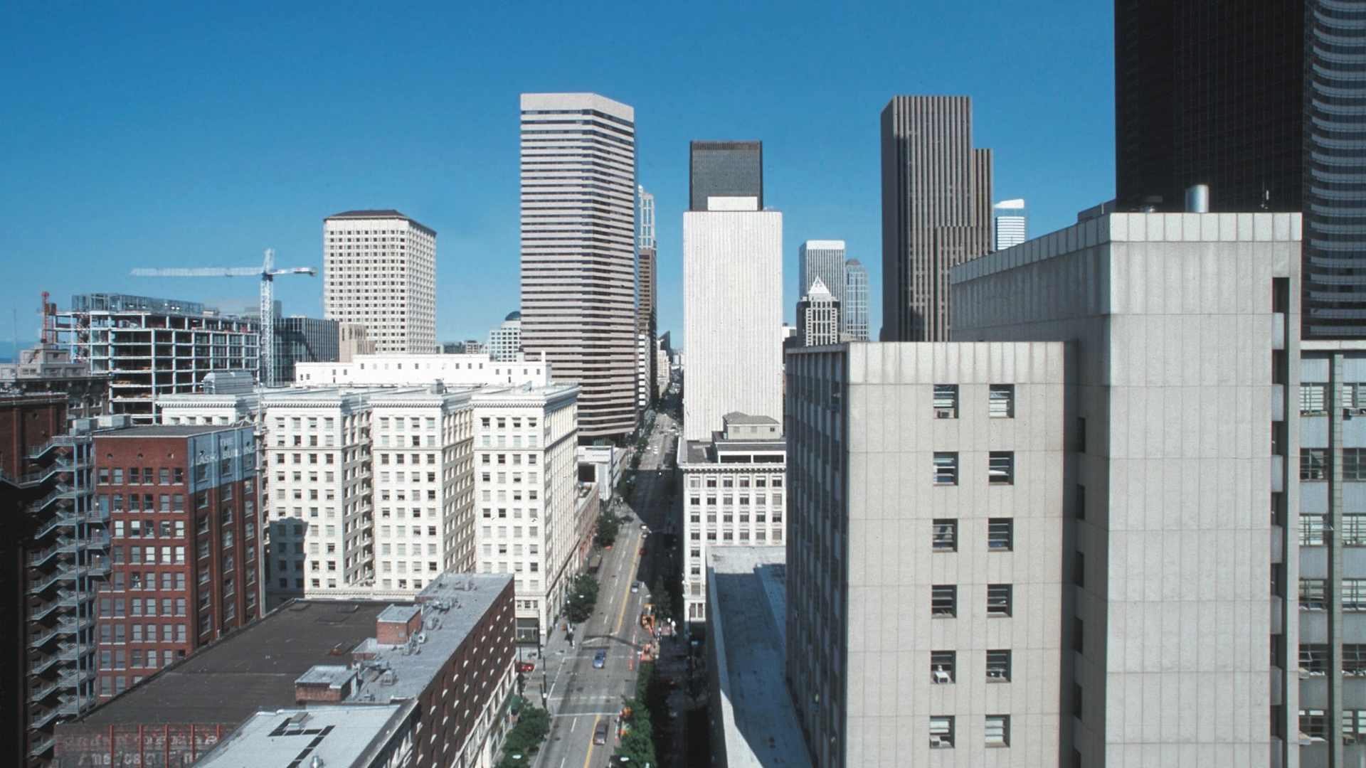 Scenic view of downtown Seattle, Washington ca. 2011 or earlier.
