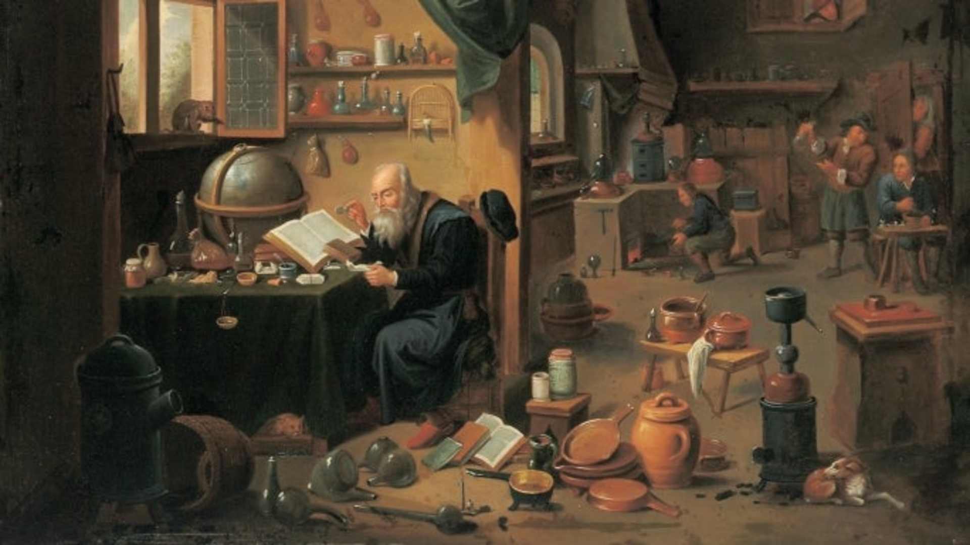 An alchemist's workshop by David Teniers. (Credit:  Imagno/Getty Images)