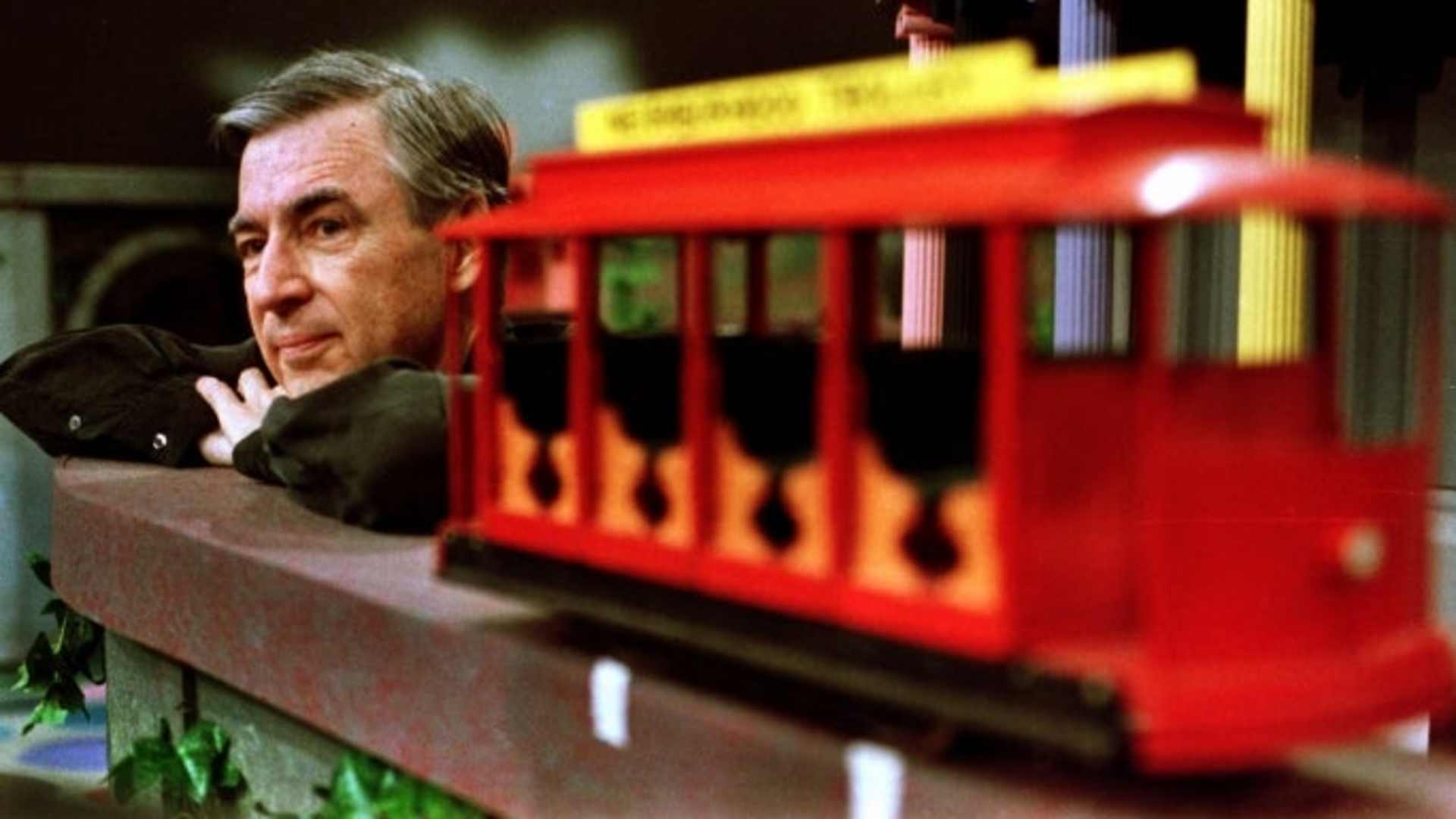 Fred Rogers pauses during a May 27, 1993 taping of his show " Mister Rogers' Neighborhood," in Pittsburgh. (AP Photo/Gene J. Puskar)