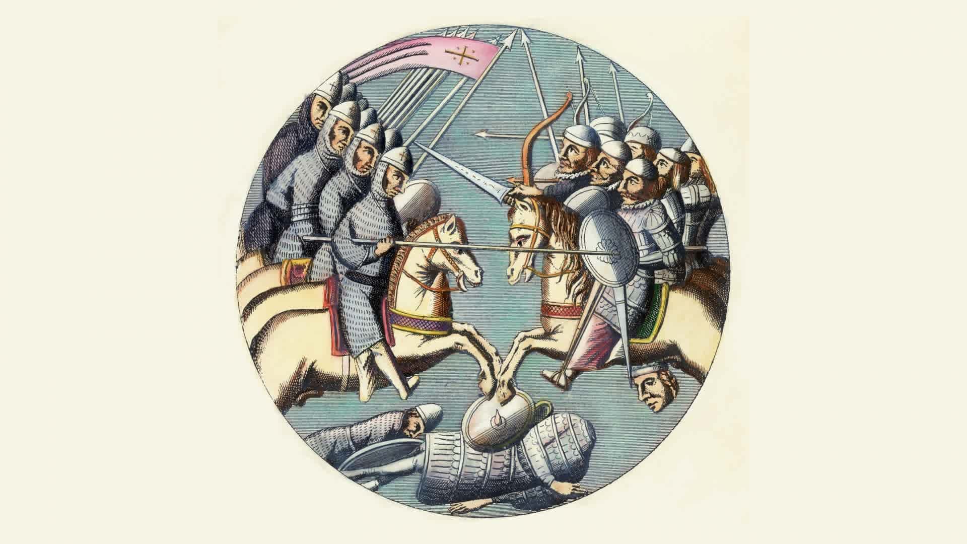 The battle between the Crusaders and Muslims at Ascalon, 1099, was considered the last action of the First Crusade.