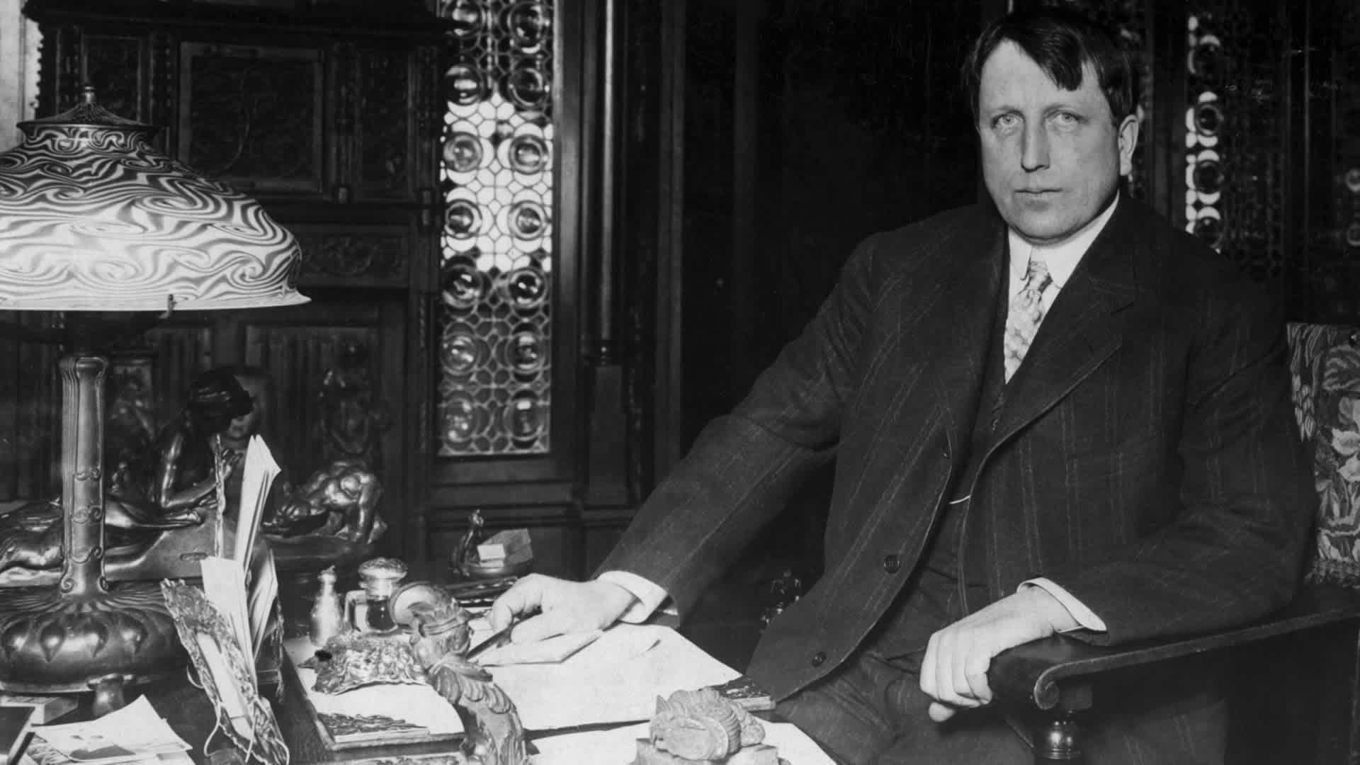 William Randolph Hearst: (1863-1951) Newspaper Tycoon.