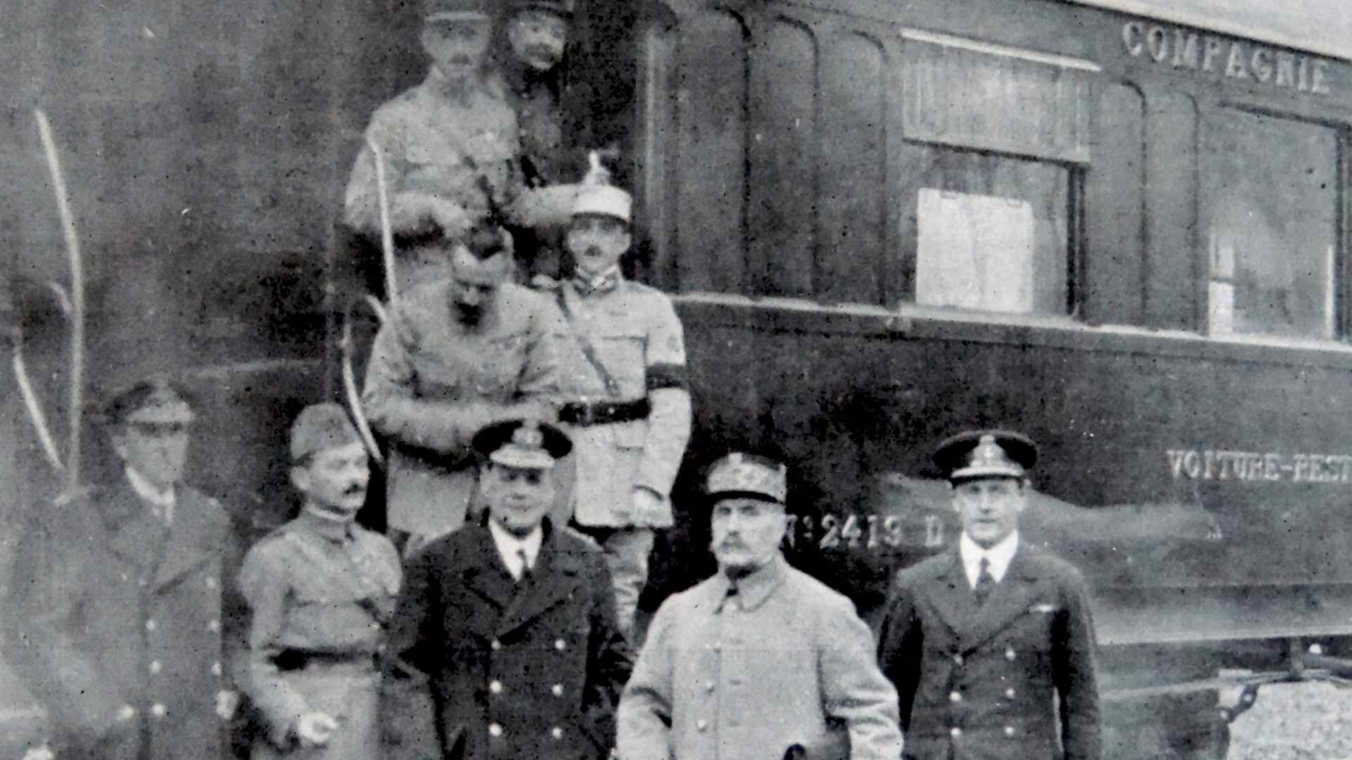 General Weygand, Admiral Wemyss and Marshall Foch