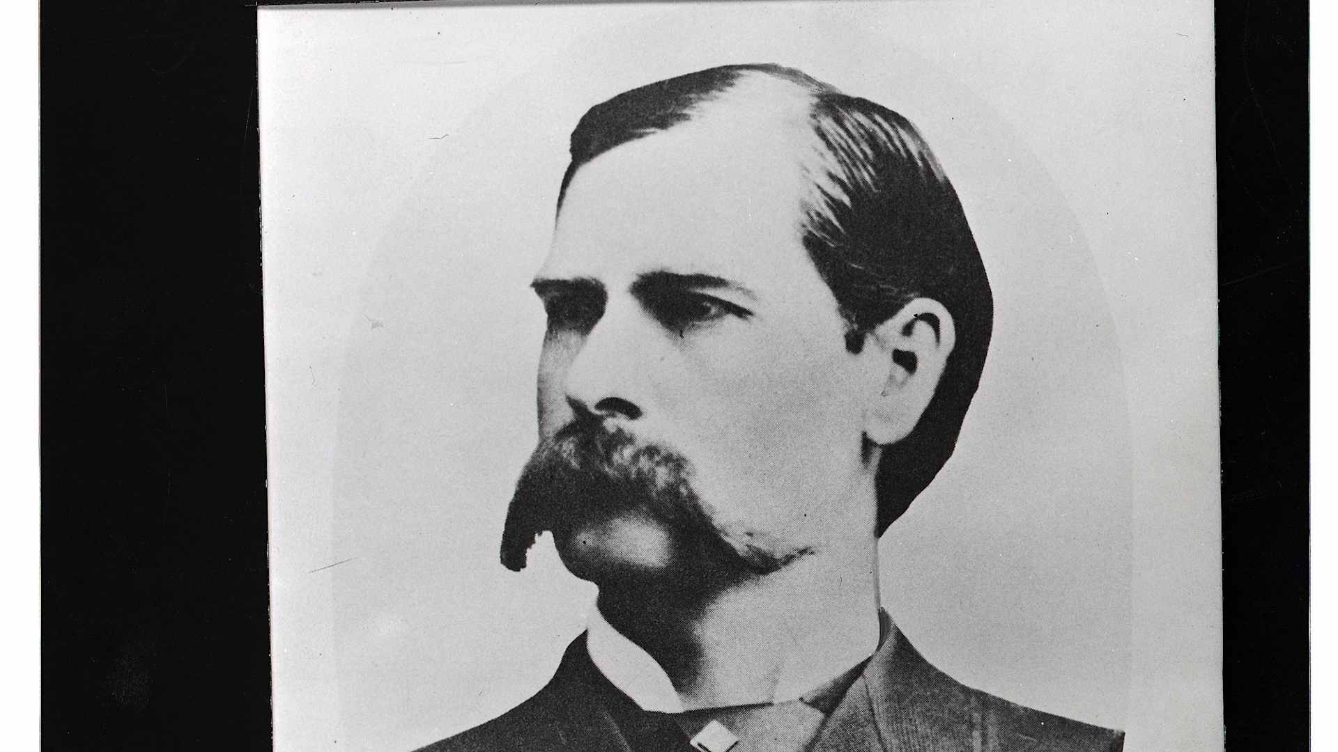 THE LIFE AND LEGEND OF WYATT EARP - Photo of the Real Wyatt Earp - Shoot Date: 1885.