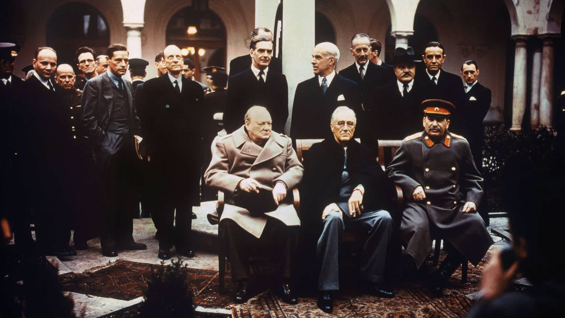 The Big Three at the Yalta Conference, 1945