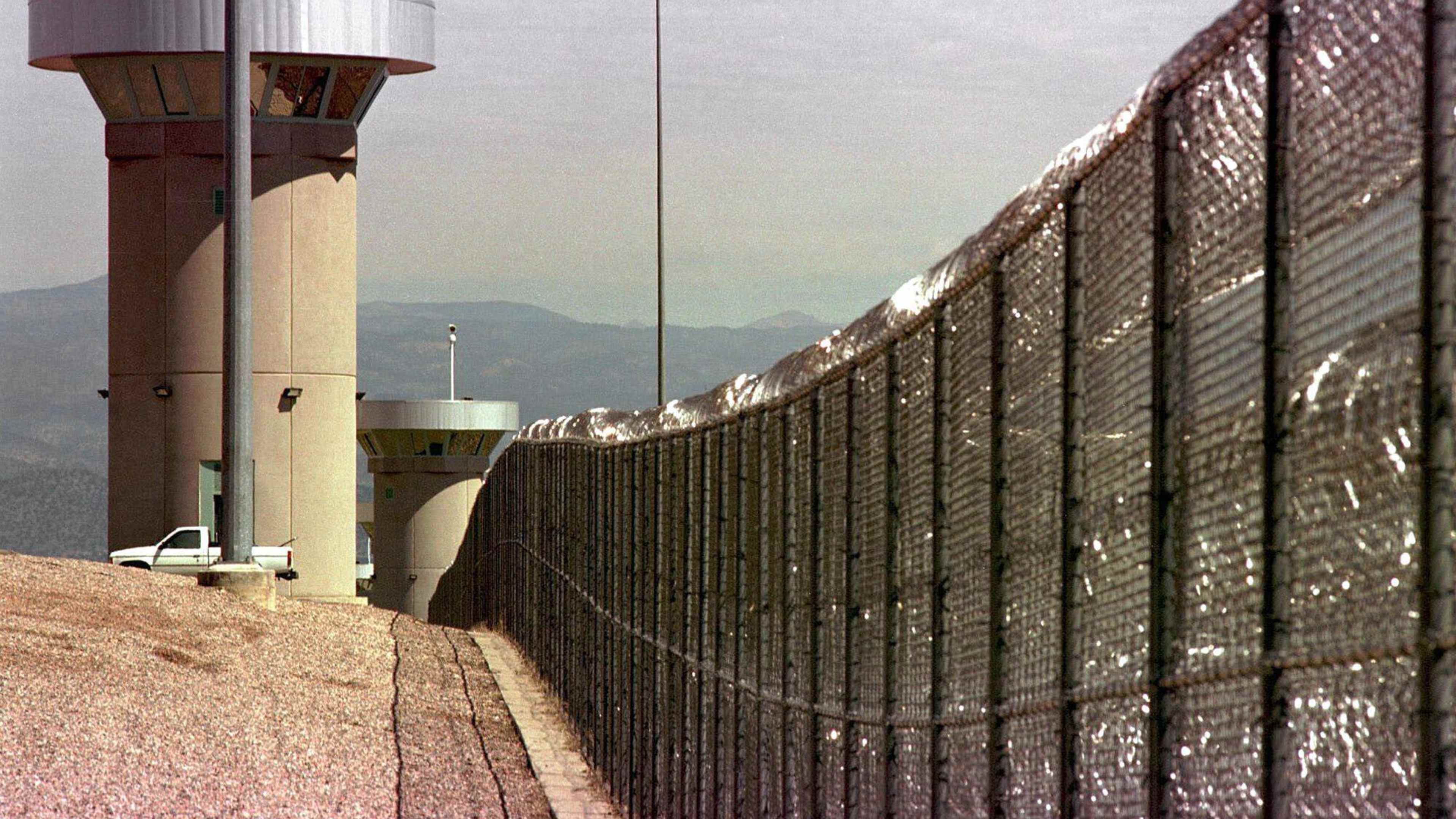 Taken in July 1998, the ADX Federal Prison where French terrorist Zacarais Moussaoui will be for detained for life.