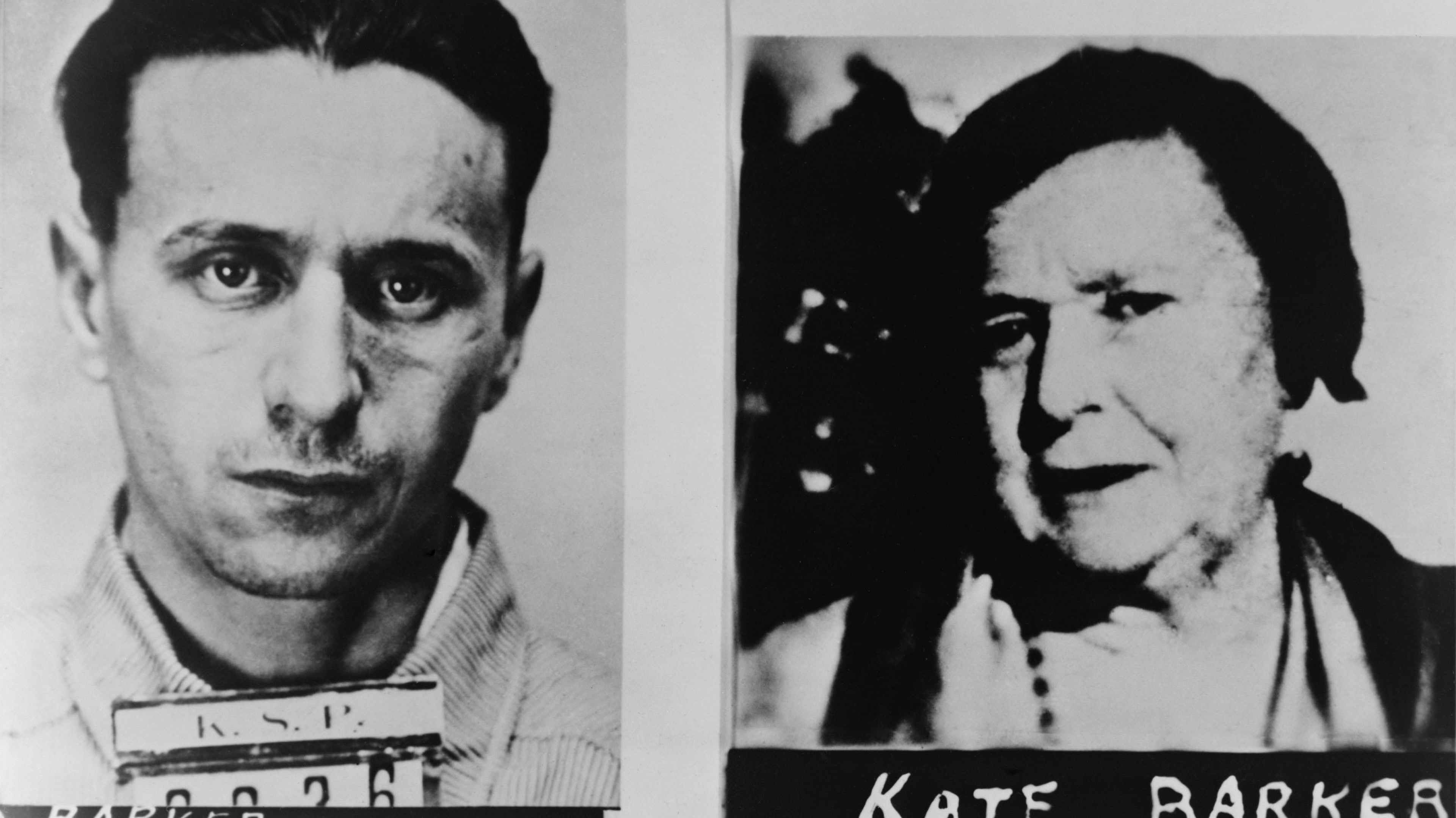 Kate 'Ma' Barker (1872-1935) and her youngest son, Fred (1902-1935)were killed in a shootout with the FBI in Florida on January