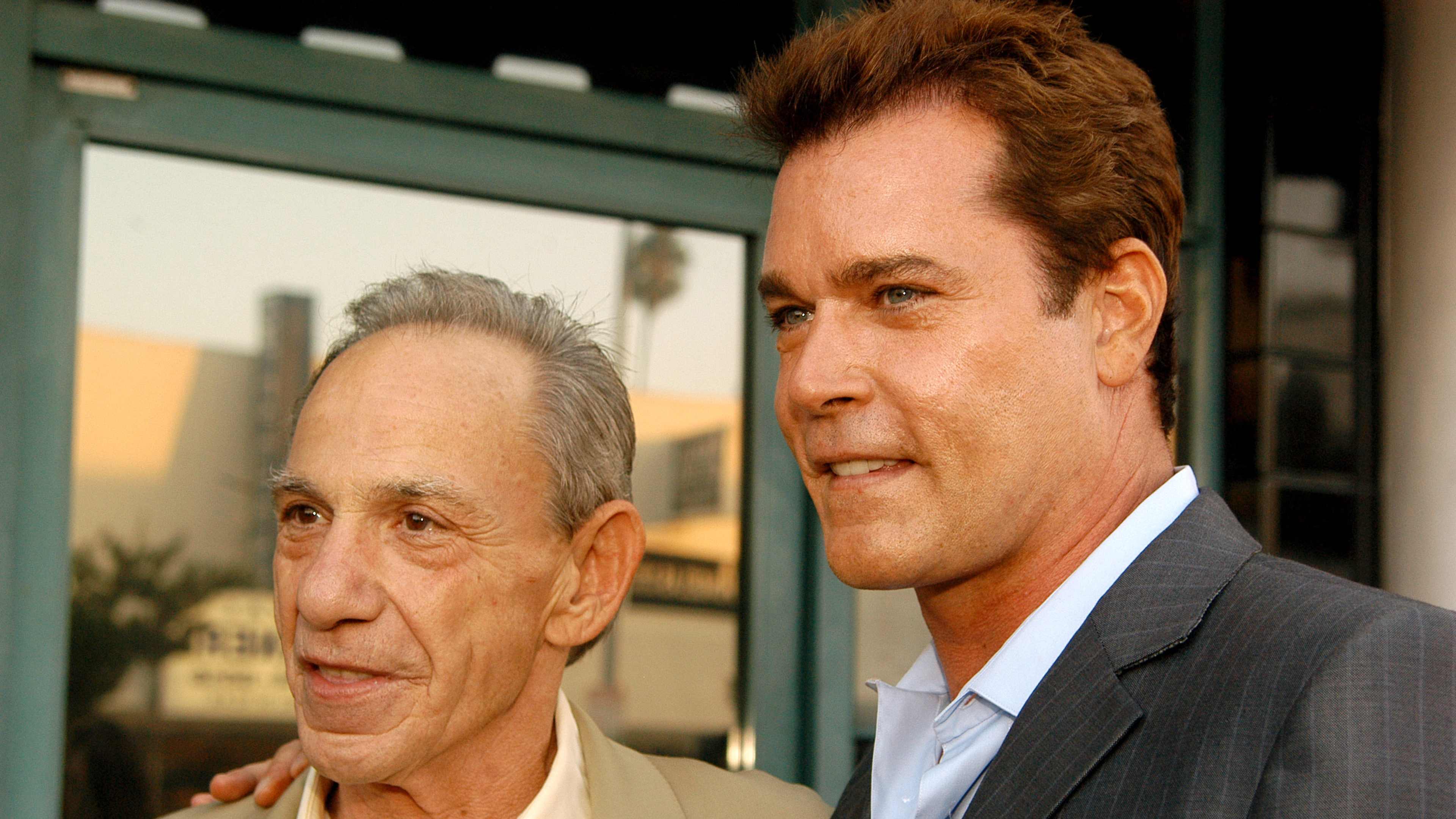 Henry Hill and Ray Liotta during "GoodFellas" Special Edition DVD Release at Matteo's Italian Restaurant in Los Angeles, California, United States.