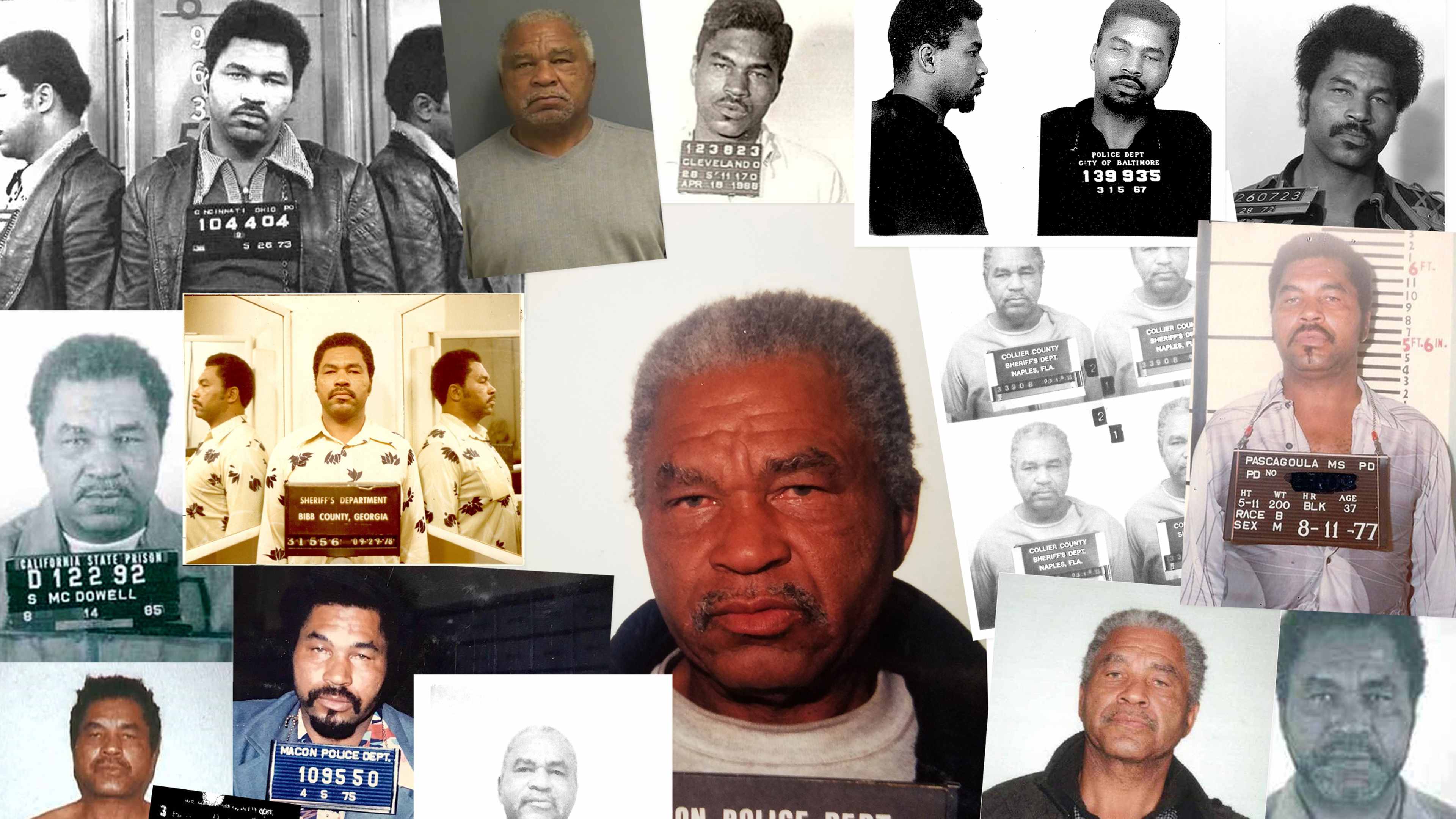 Booking Photos Of Serial Killer Samuel Little