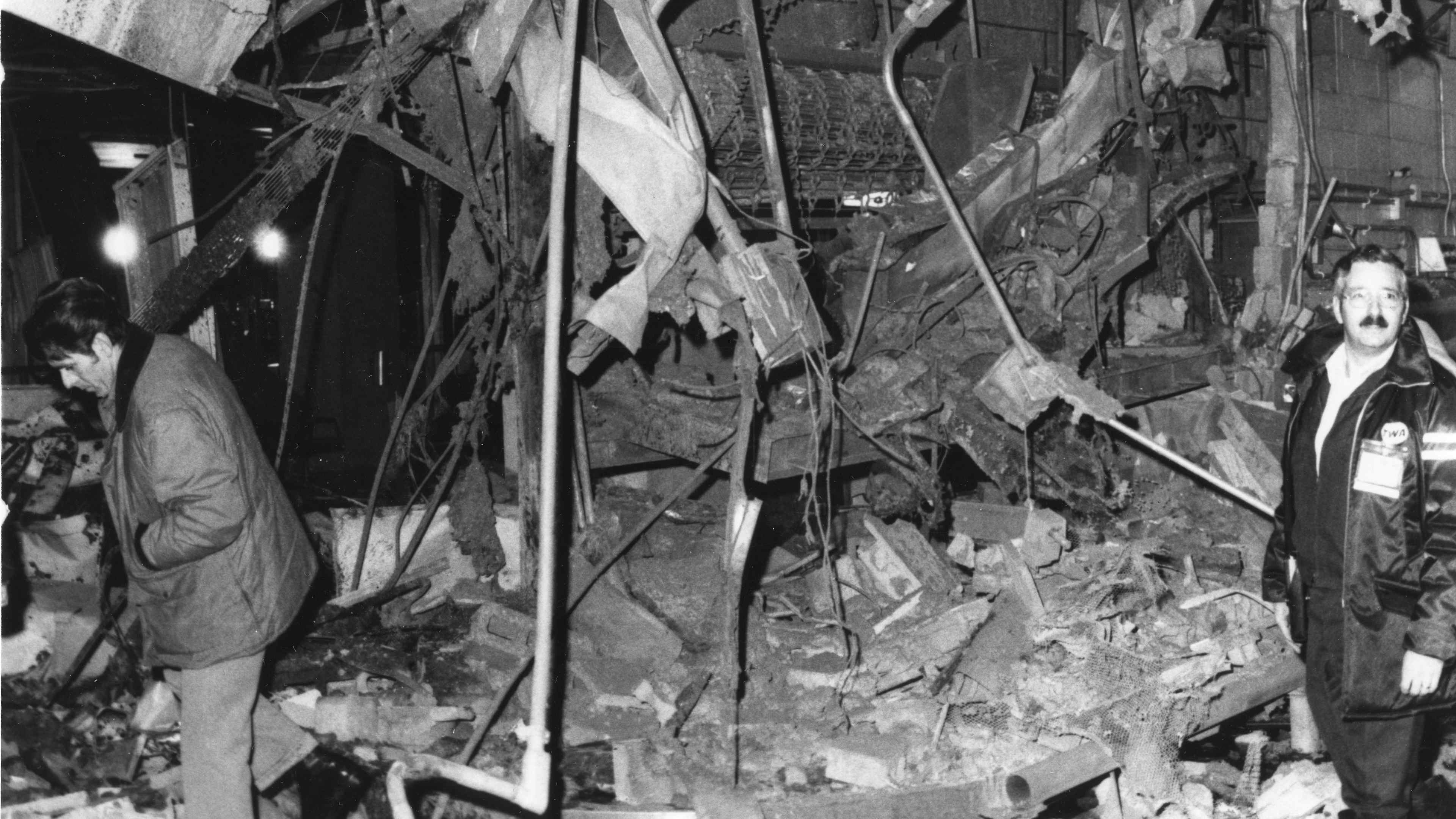 Bomb Damage At LaGuardia Airport