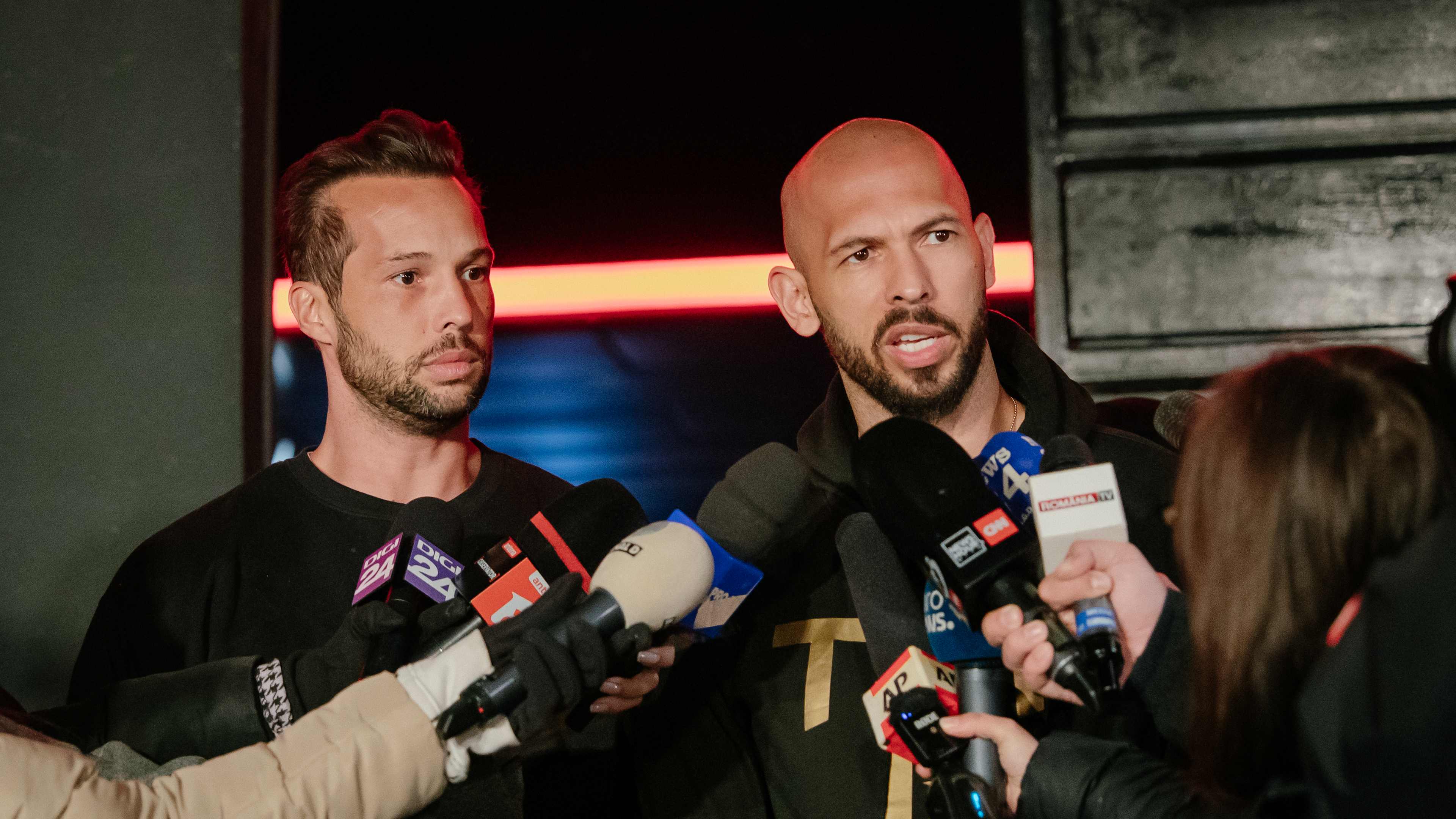 Tate Brothers Return To Romania After US Visit