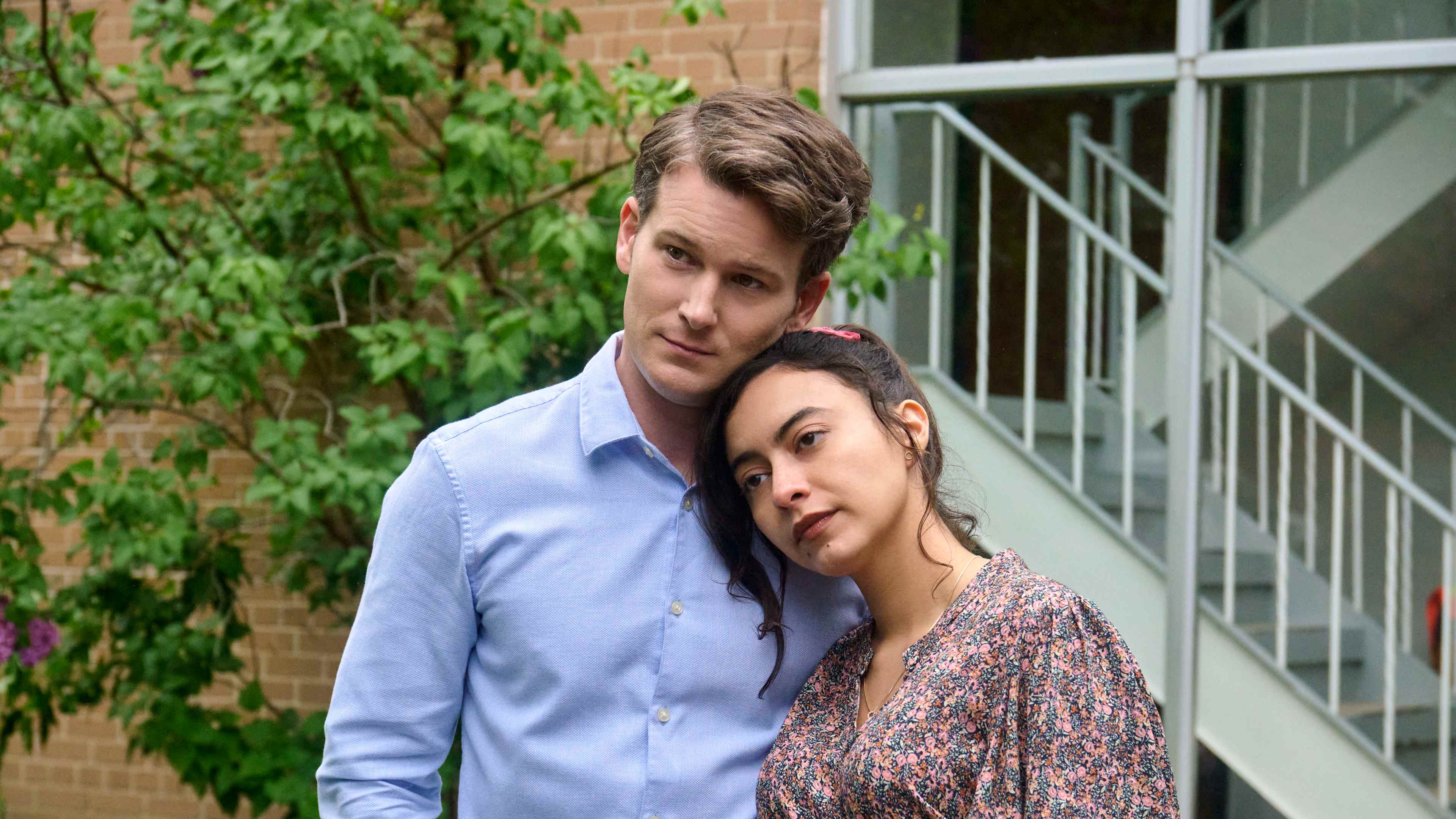 Jon McLaren and Keana Lyn Bastidas as Darren West and Lisa Aguilar in 'A Husband to Die For: The Lisa Aguilar Story'.