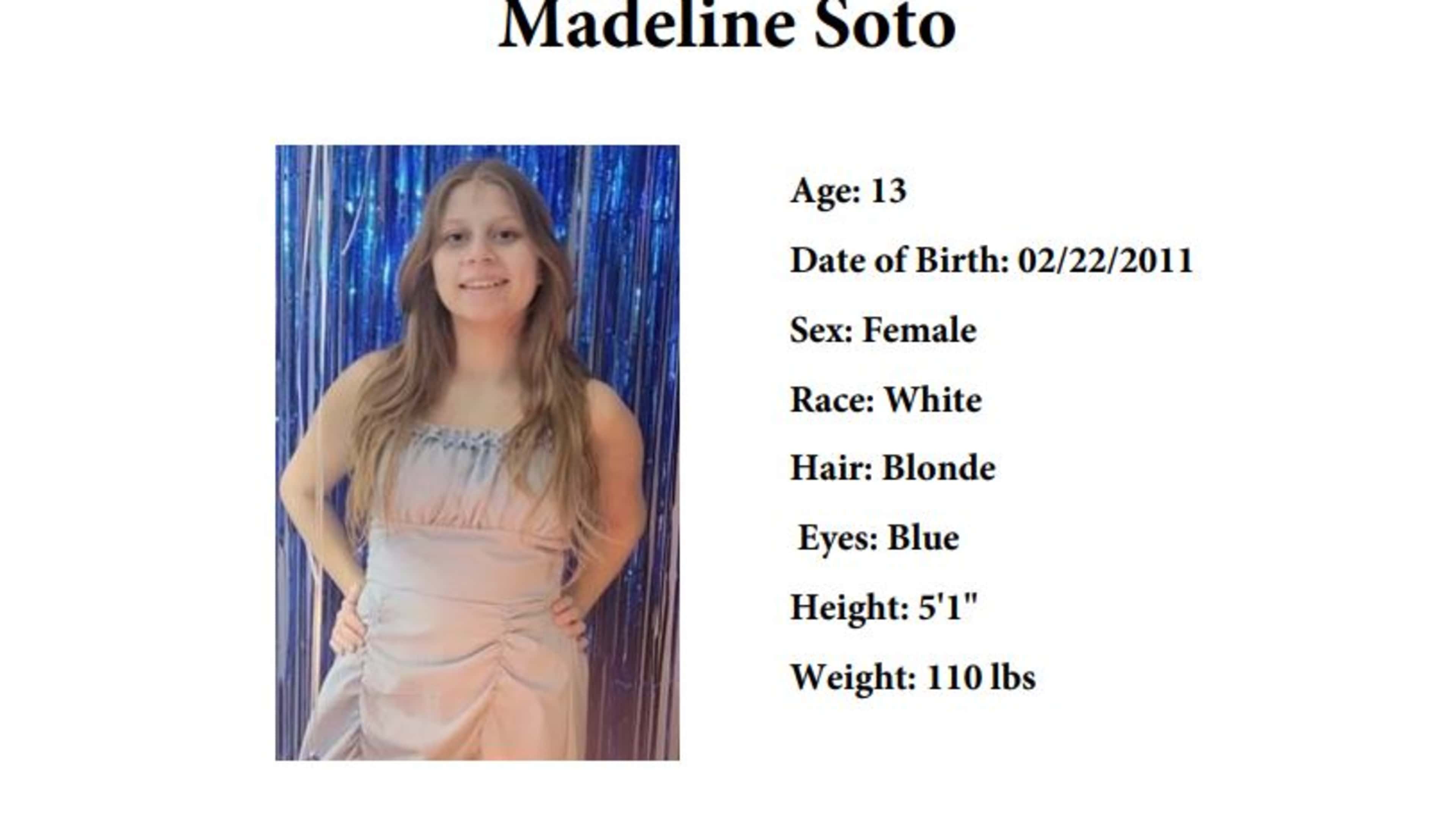 Missing teen Madeline Soto