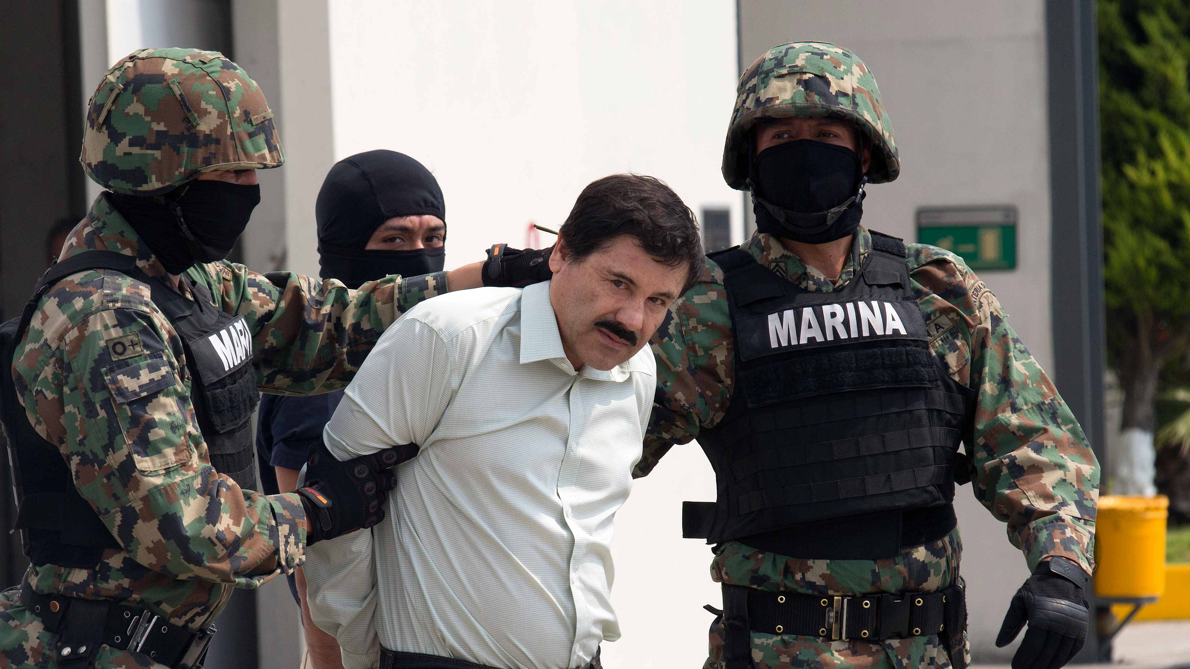 Most-Wanted Drug Leader Guzman Captured in Pacific Mexico Resort