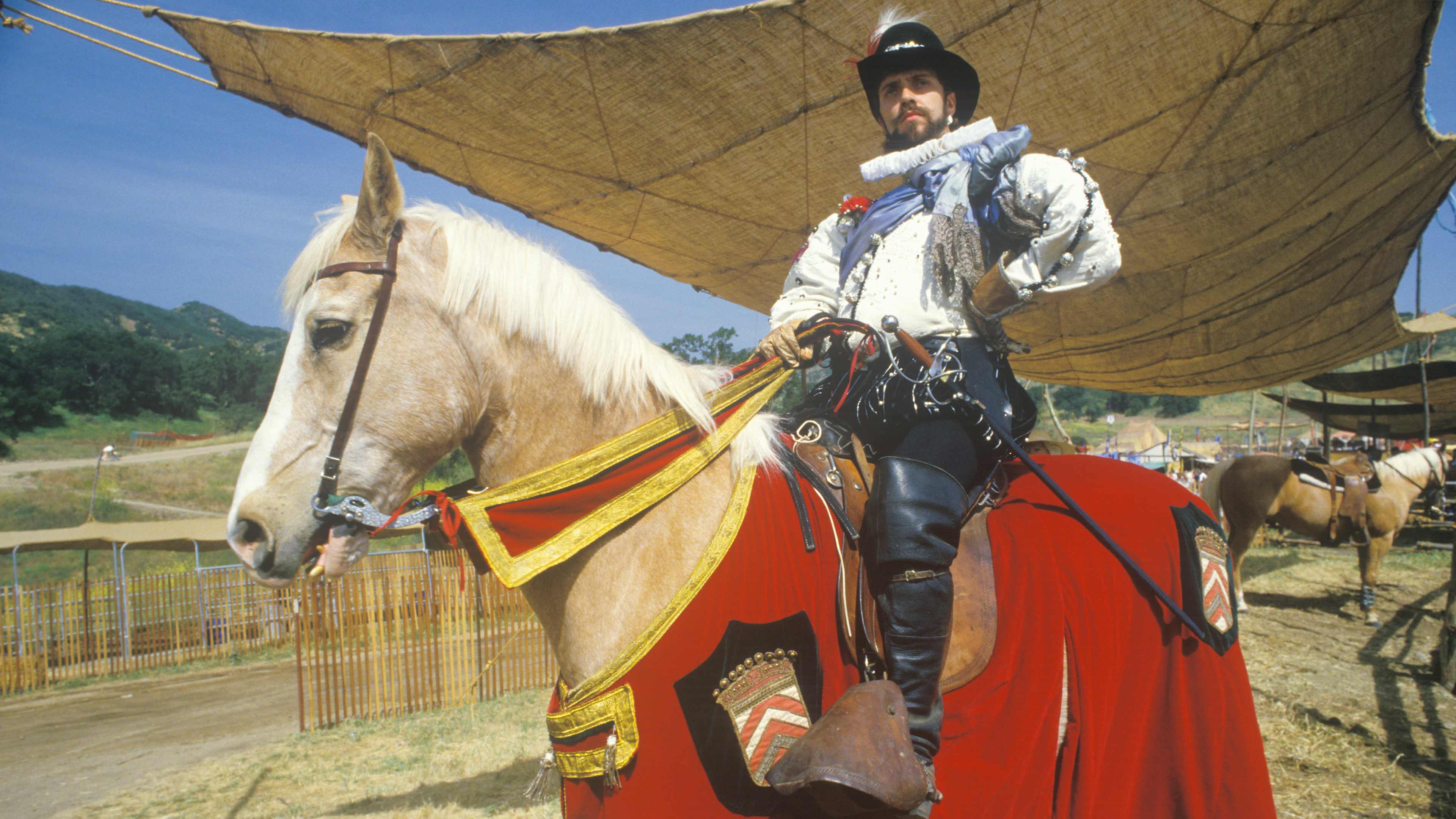 Actor on Horseback at the Renaissance Faire, Agoura, California