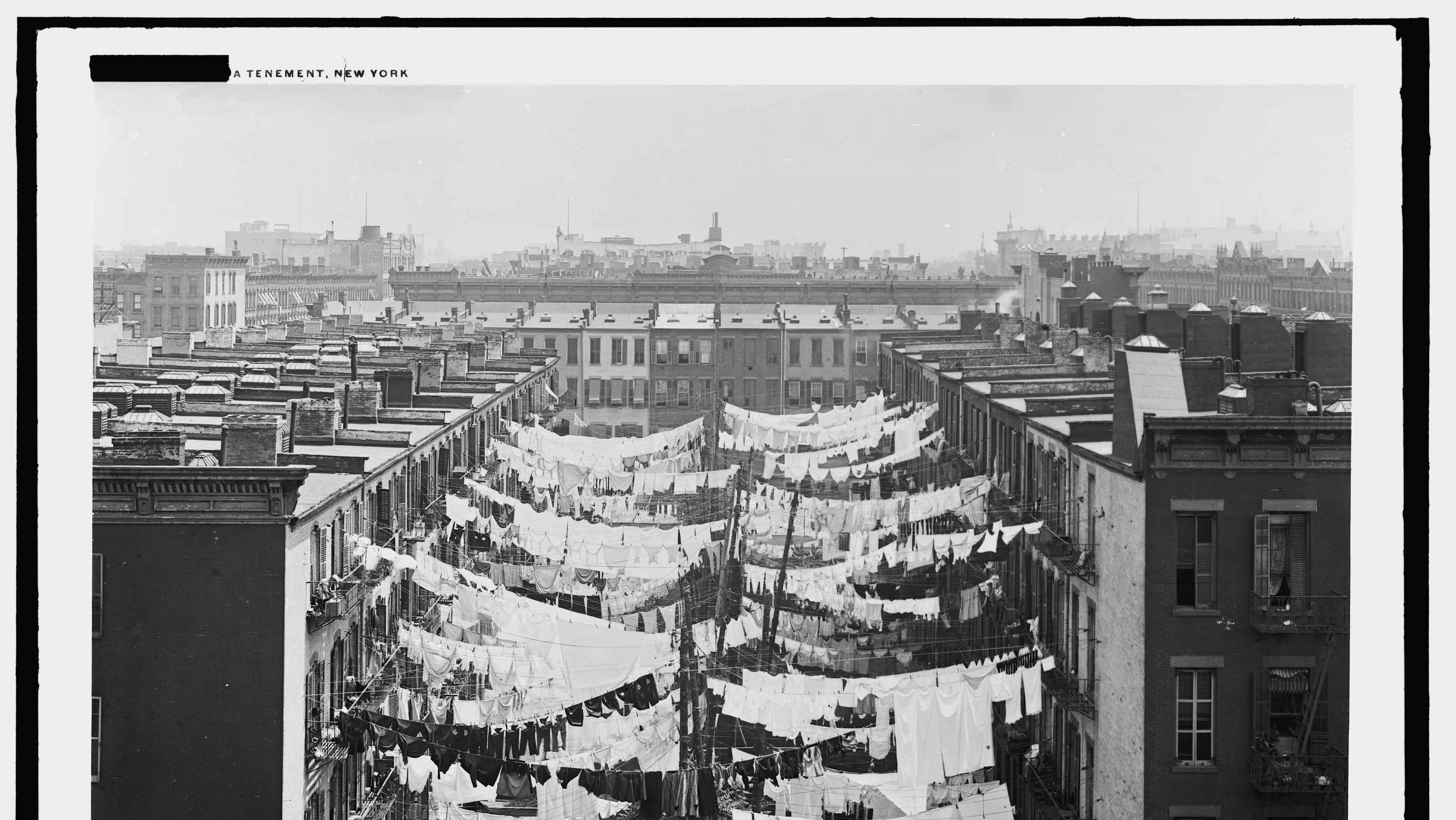Yard Of Tenement At Park Ave. And 107Th St