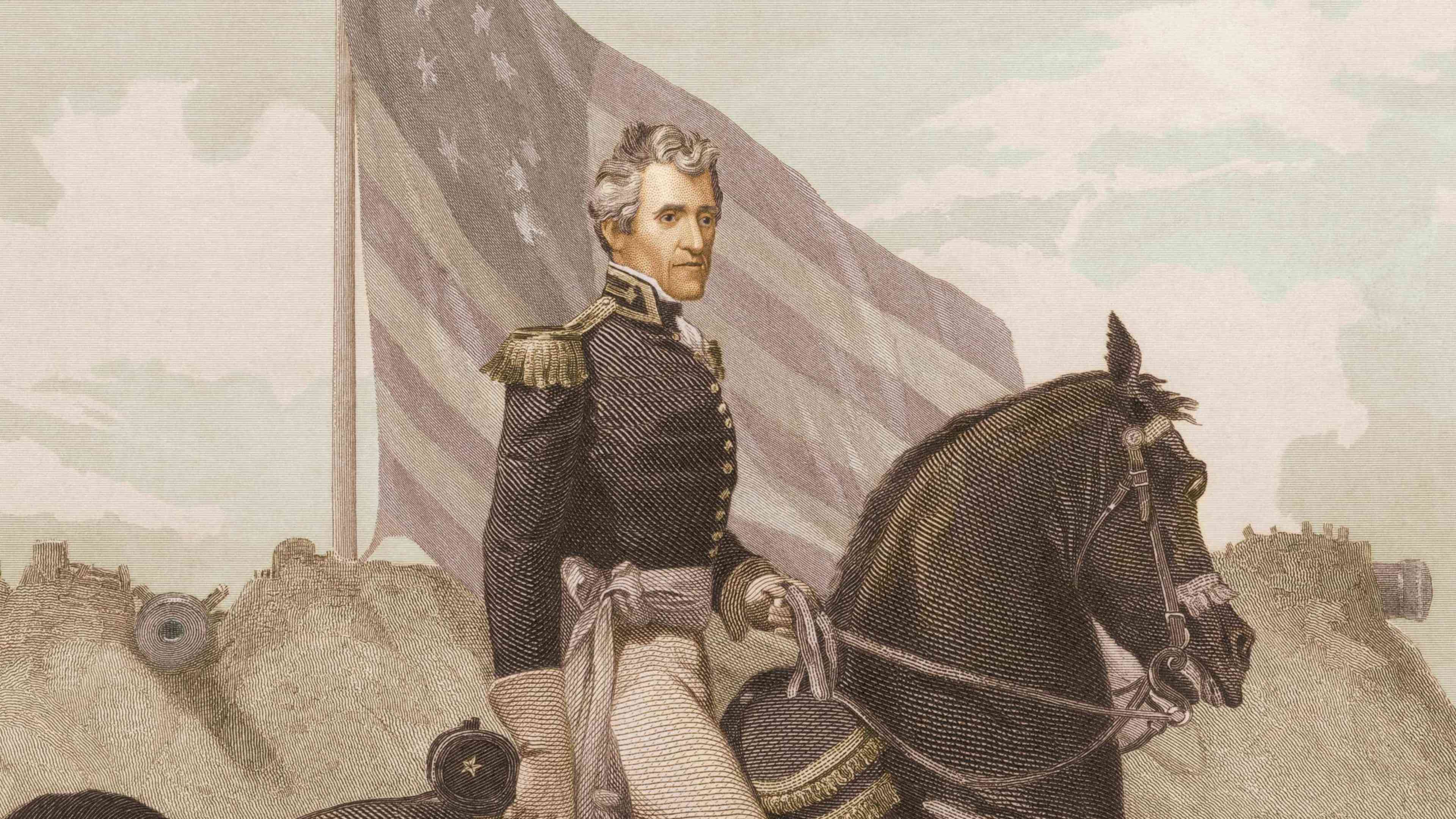 Major General Andrew Jackson During The War Of 1812.
