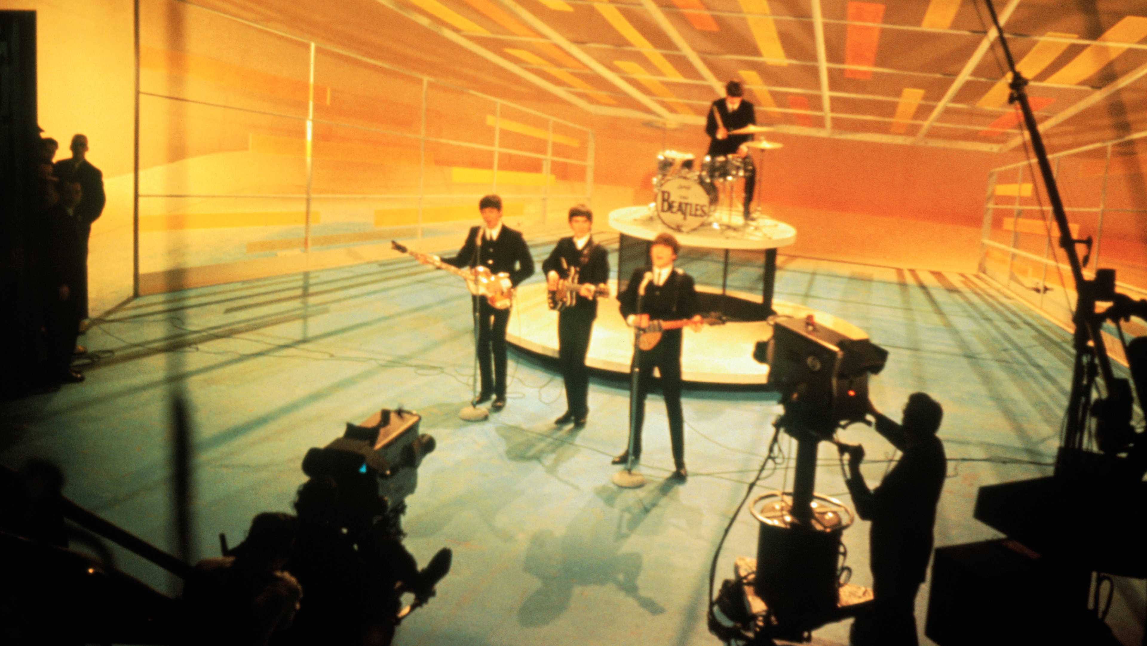 Beatles Performing on Ed Sullivan Show