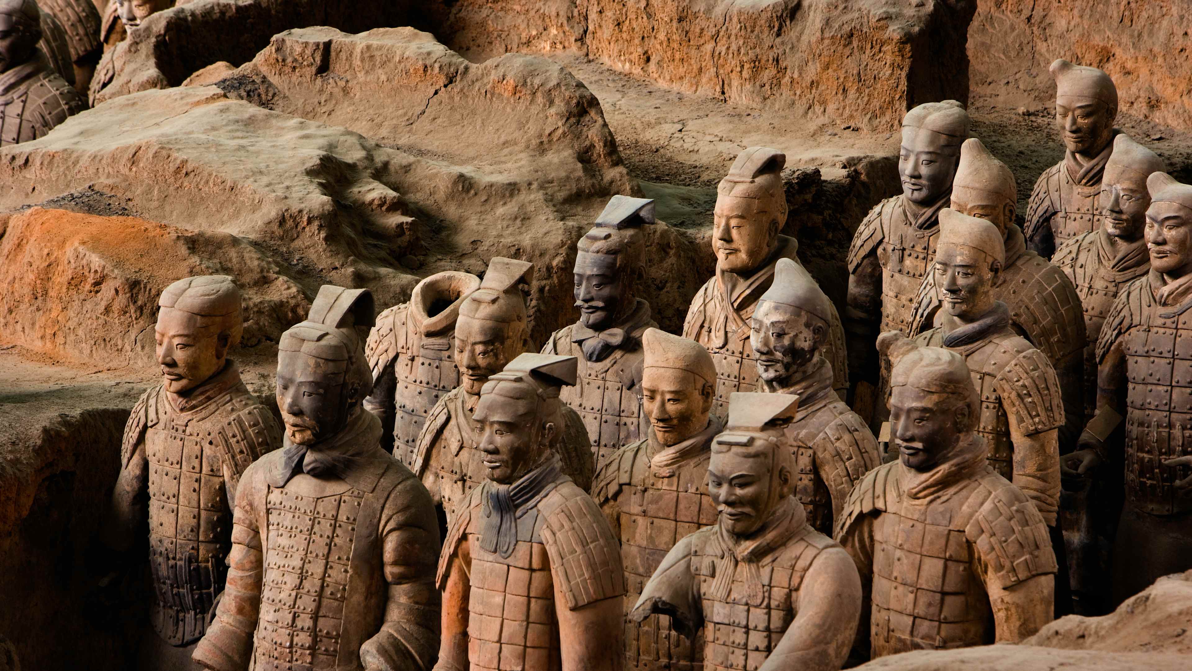 Terracotta Warrior Statues in Qin Shi Huangdi Tomb