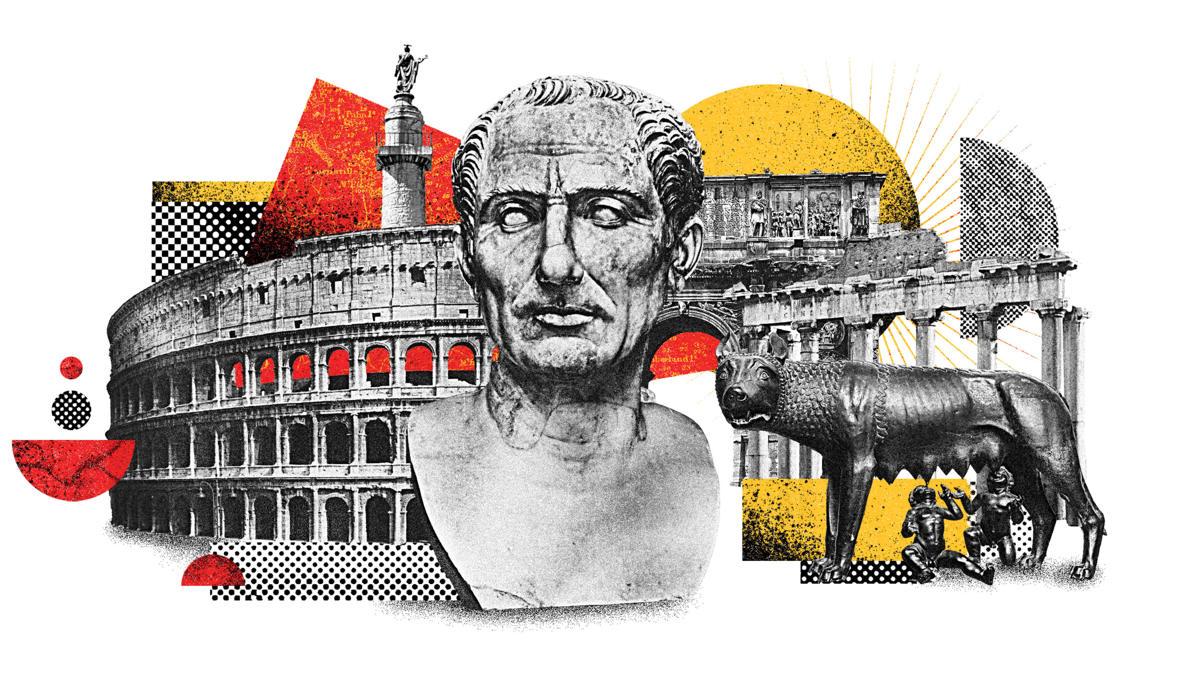 History.com Ancient Rome Collage