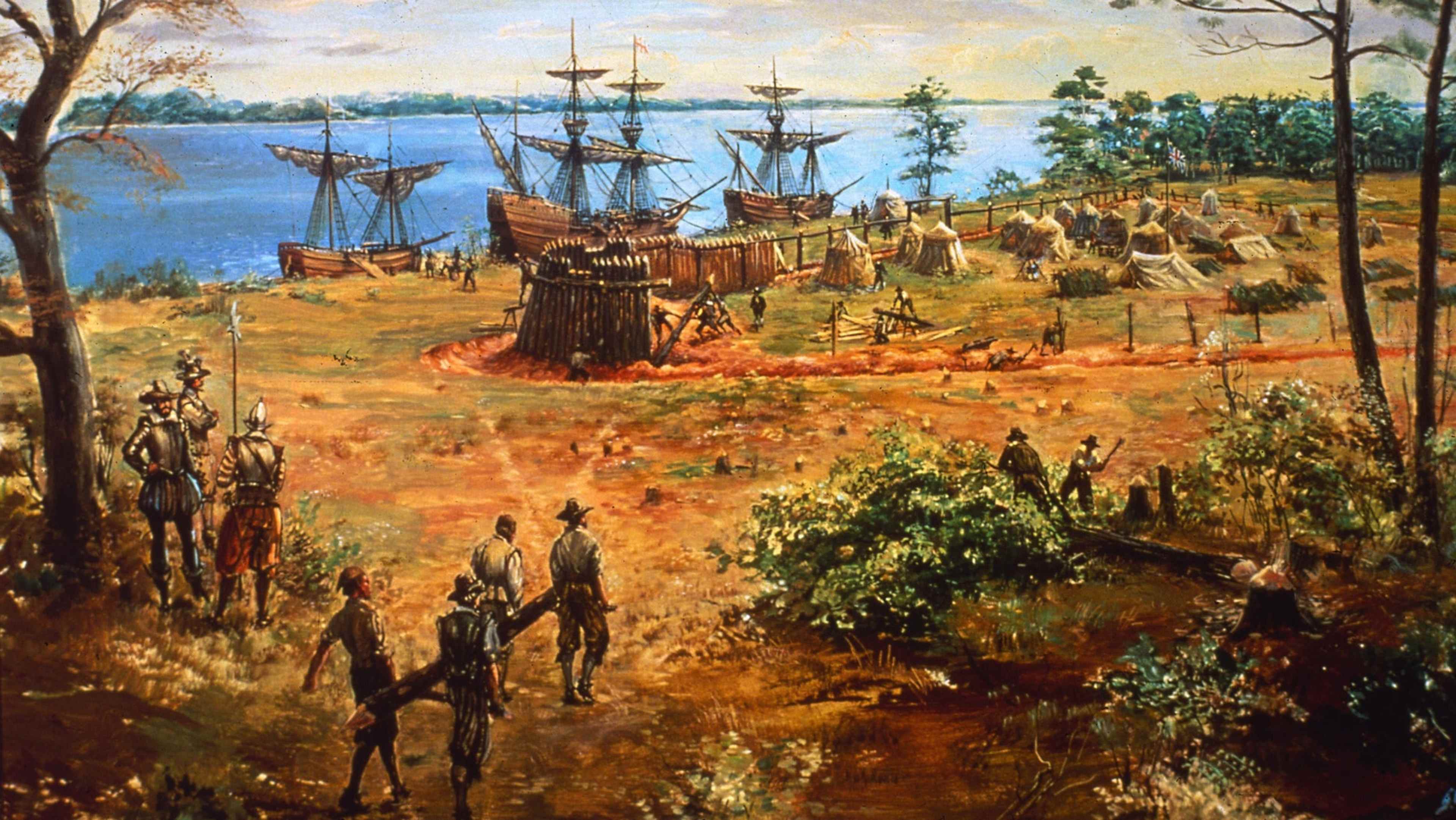 Jamestown forts