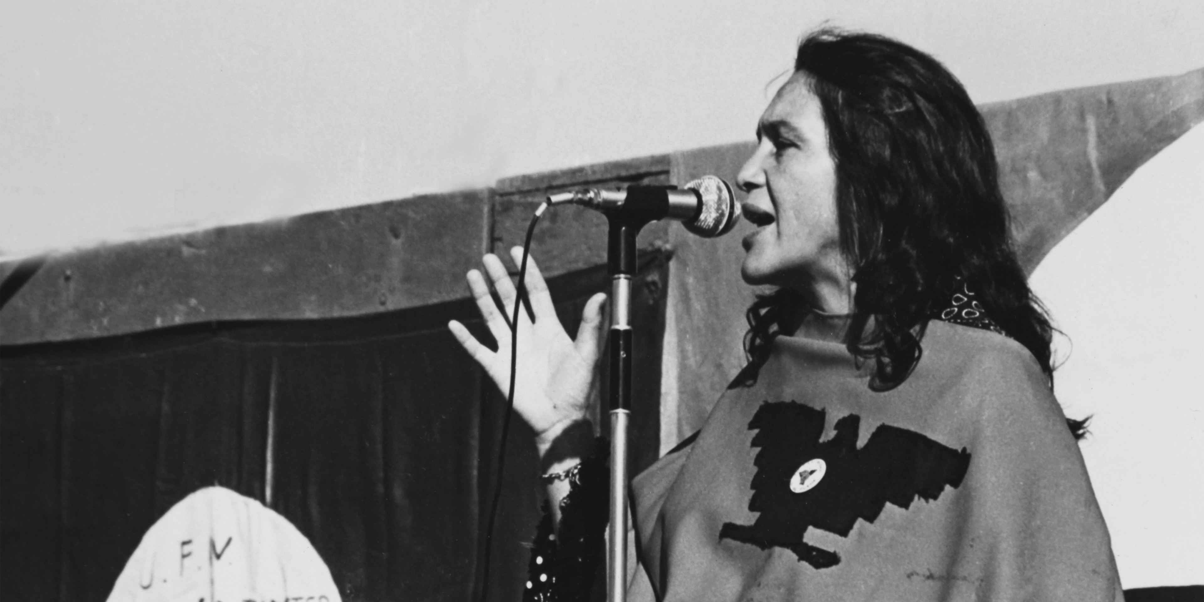 Dolores Huerta Speaks At UFW Rally