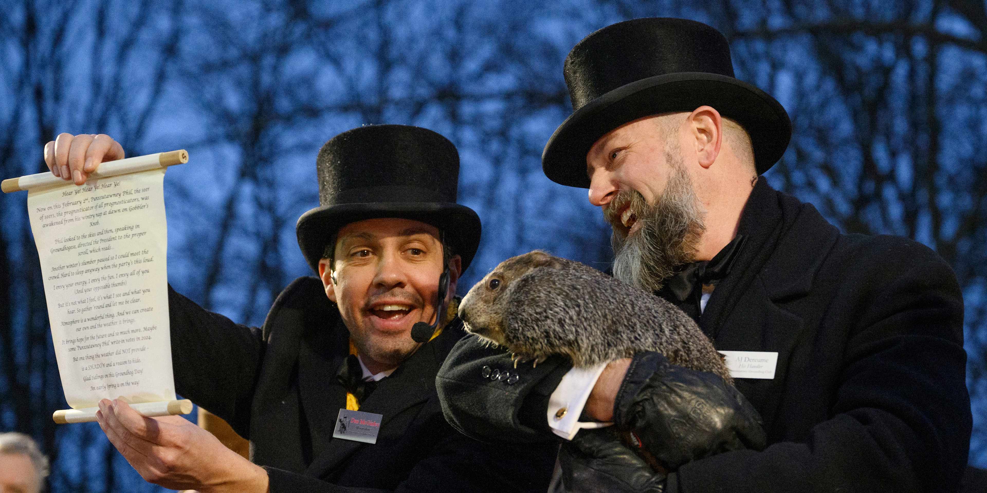 Groundhog Day Is Celebrated In Punxsutawney, Pennsylvania