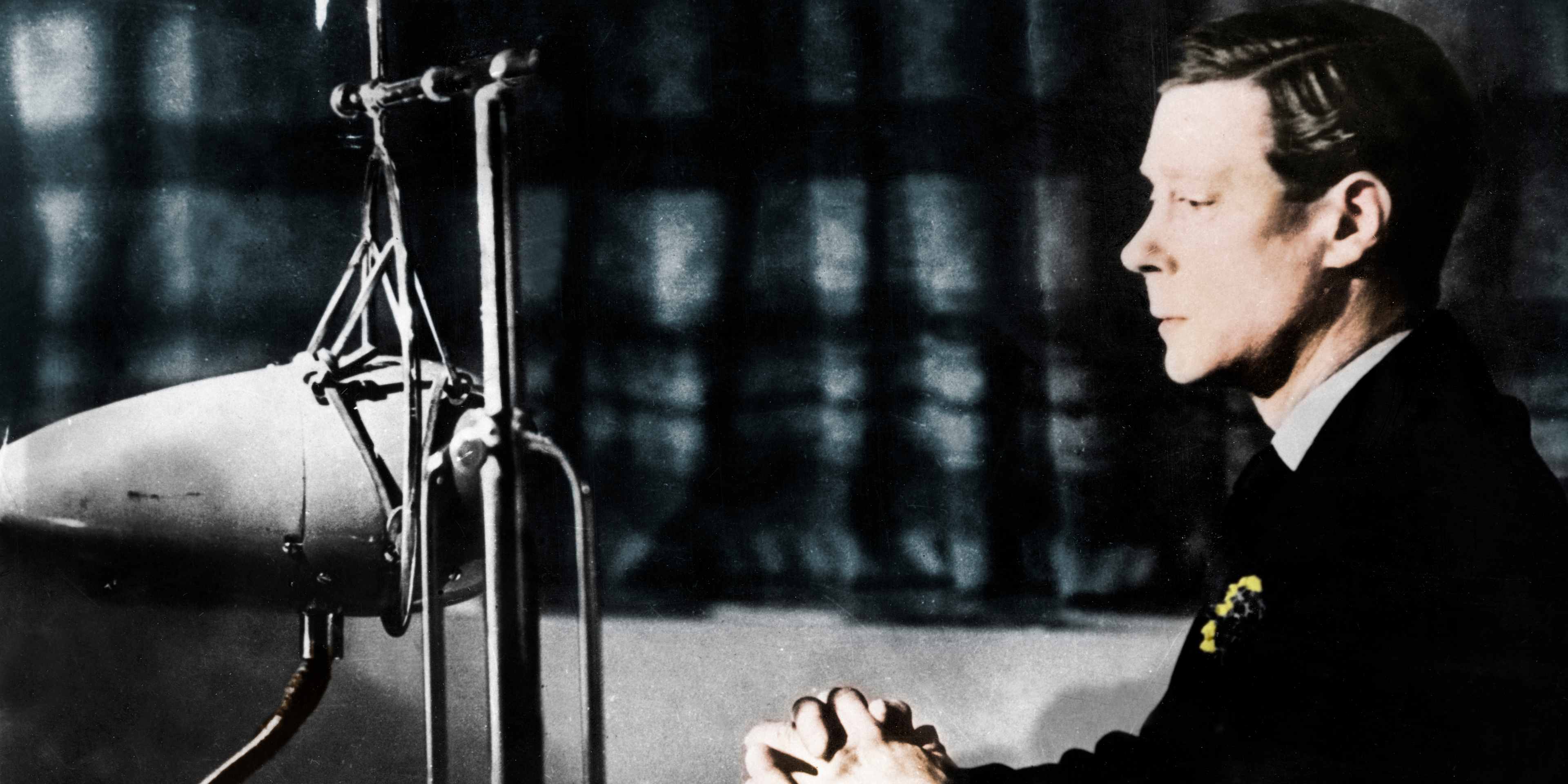 Edward Viii Giving His Abdication Broadcast To The Nation And The Empire, 11Th December 1936