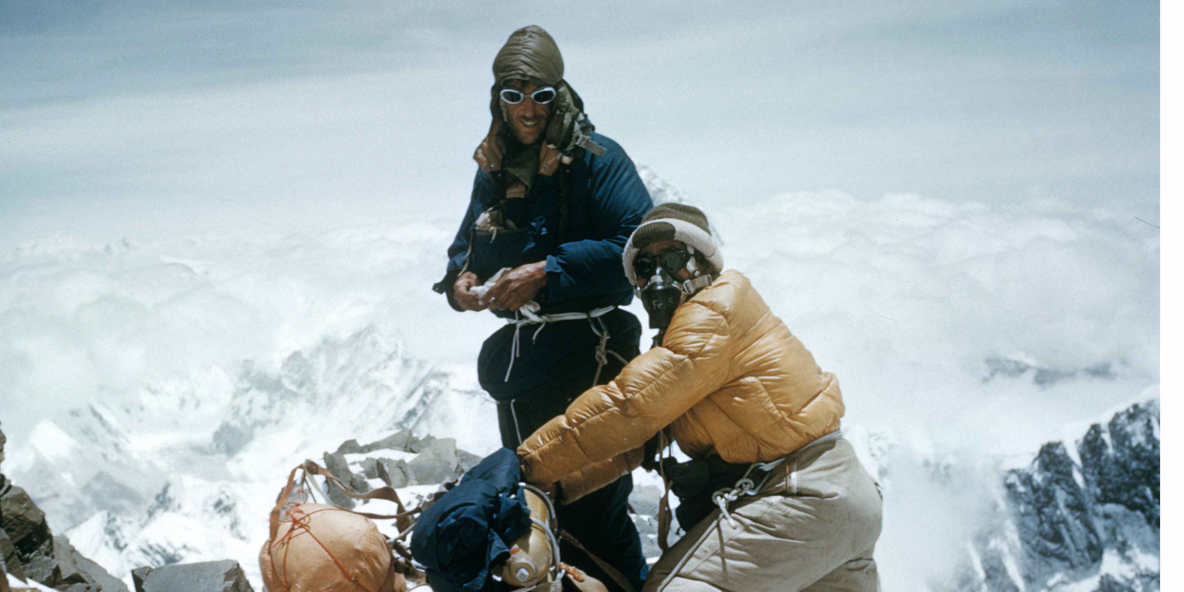 Edmund Hillary and Tenzing Norgay