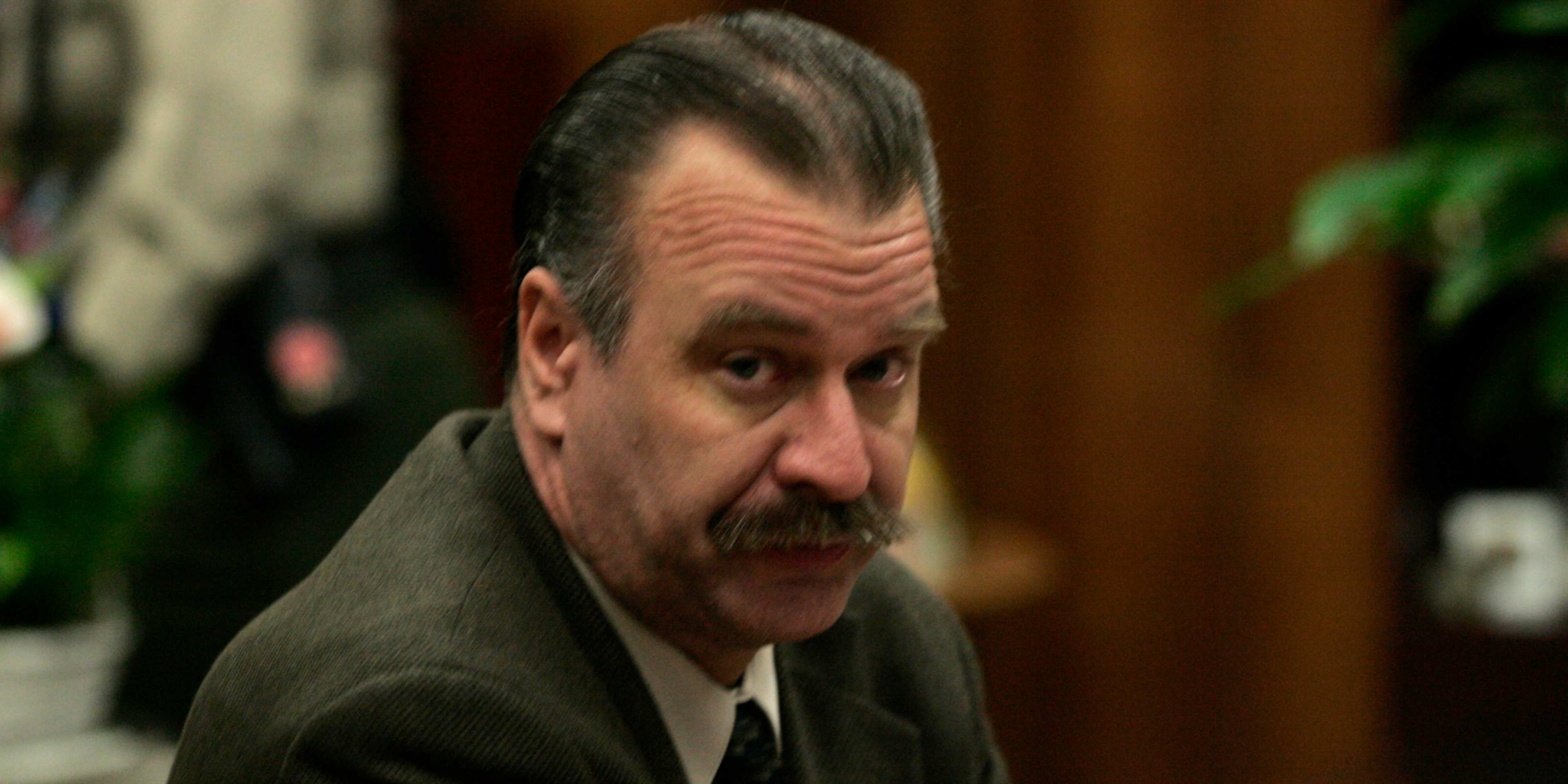 Wayne Adam Ford (Cq), the long haul trucker accused of killing four women across the state, appears at San Bernardino Superior court at the start of trial on Monday afternoon after a jury selection in morning. Ford stands accused of picking up four prostitutes or drifters, usually while on his trucking runs, and killing the women after sex. Their bodies were dumped in waterways in Humboldt, Kern and San Bernardino counties.