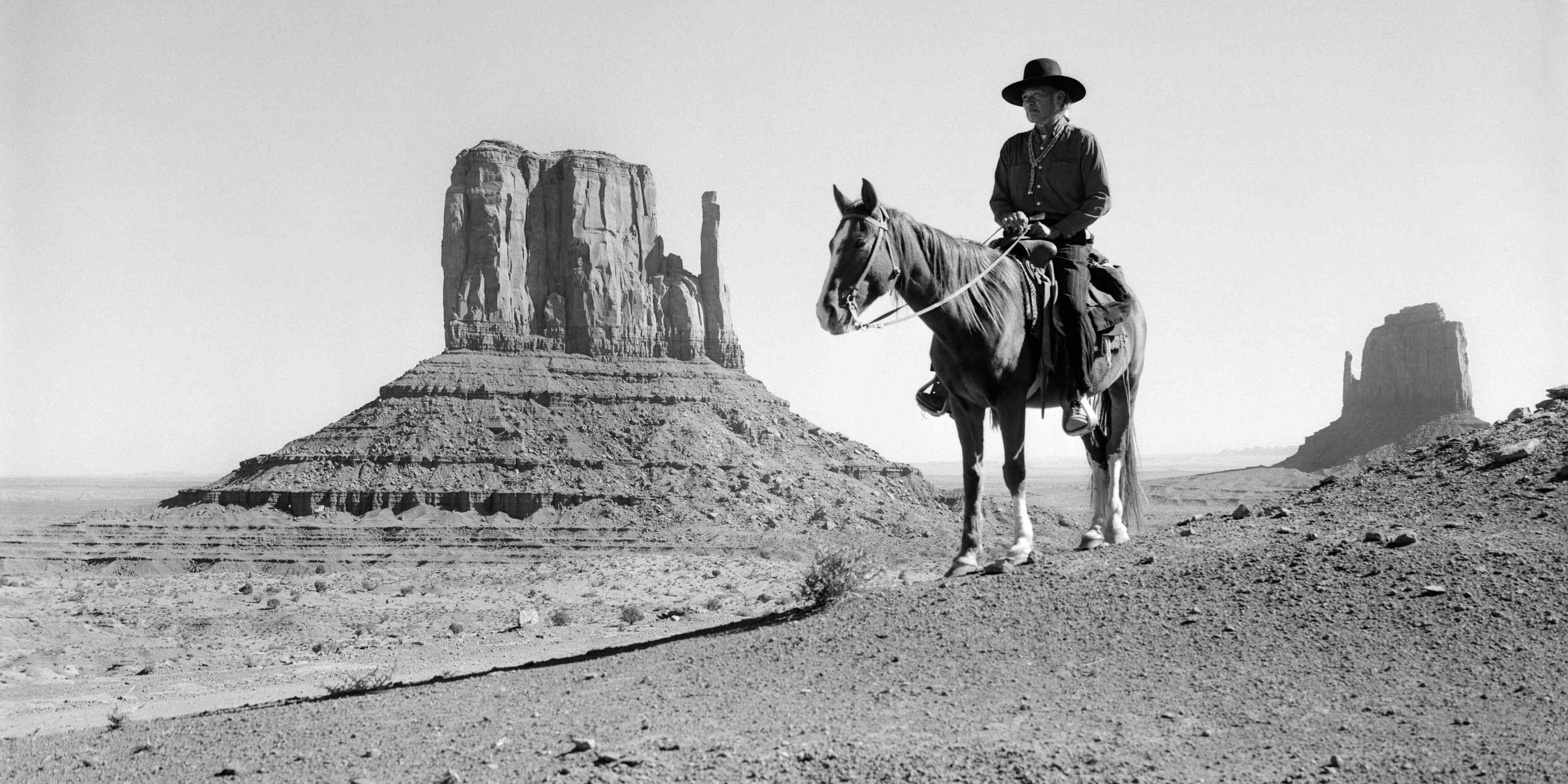 NAVAJO INDIAN IN COWBOY...