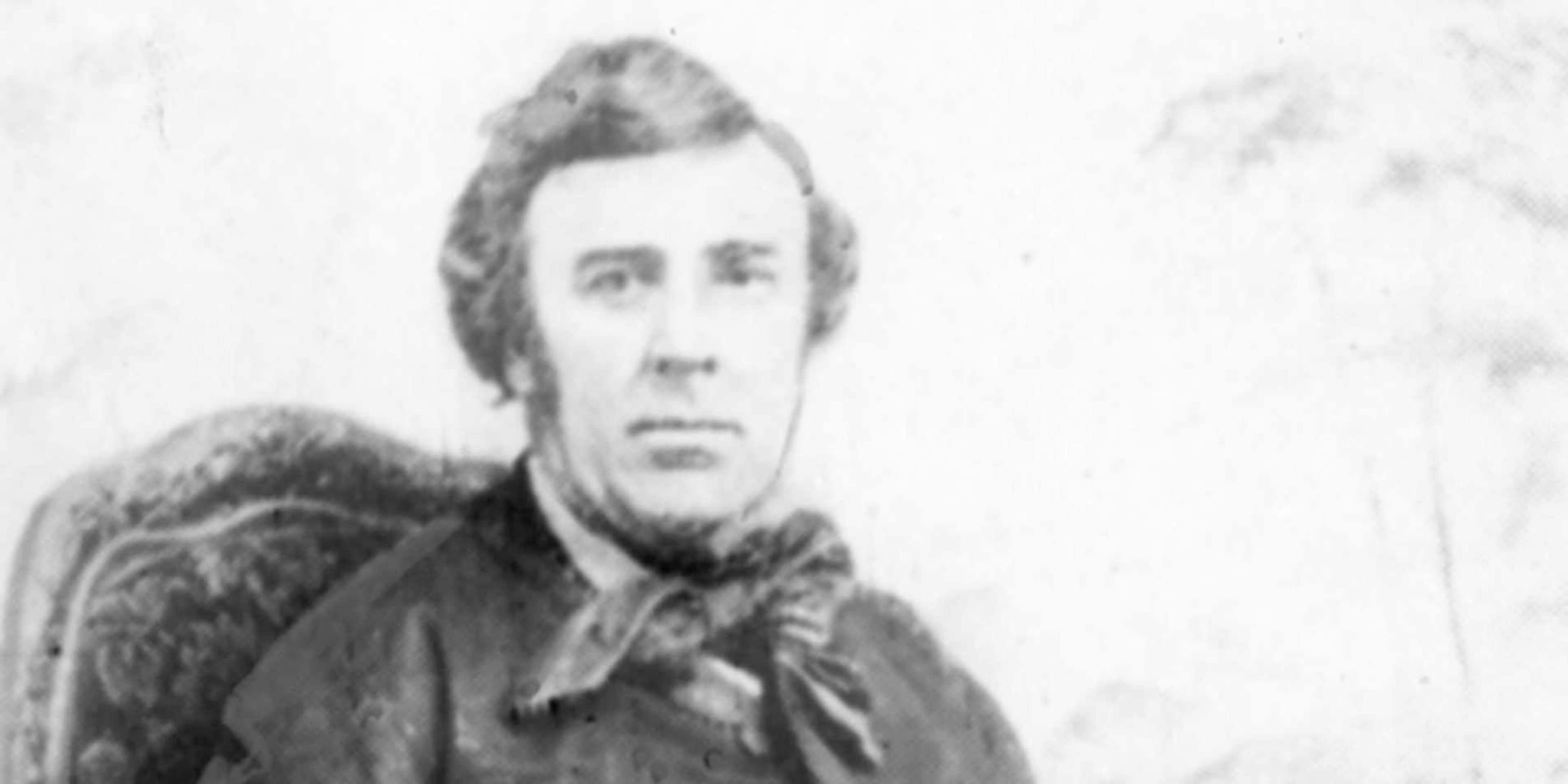 Photo of fur trapper and mountain man Hugh Glass, who survived a devastating grizzly bear attack and being left for dead by his companions.