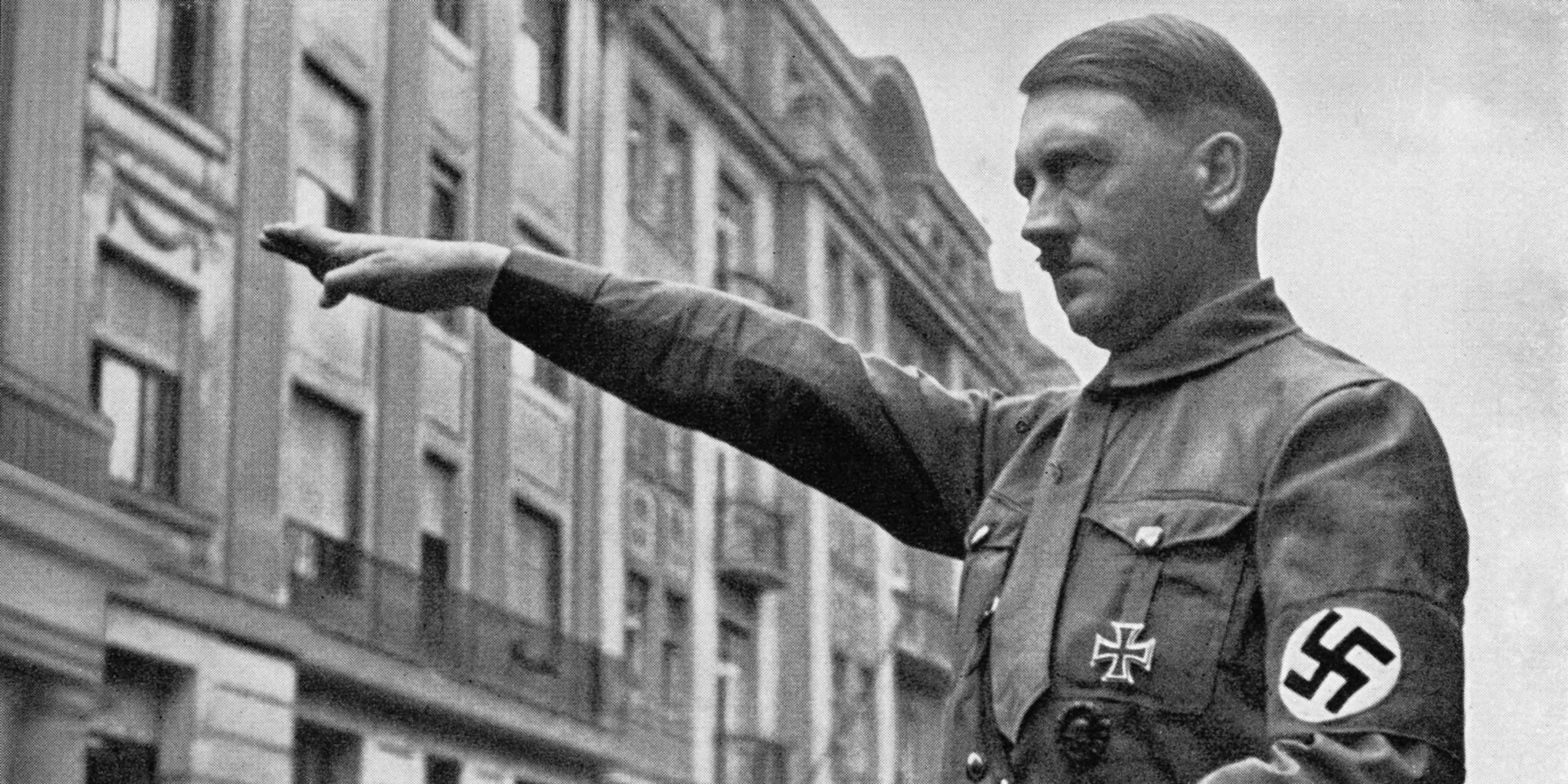 Adolf Hitler Adolf Hitler (1889 - 1945) in Munich in the spring of 1932. (Photo by Heinrich Hoffmann/Archive Photos/Getty Images)