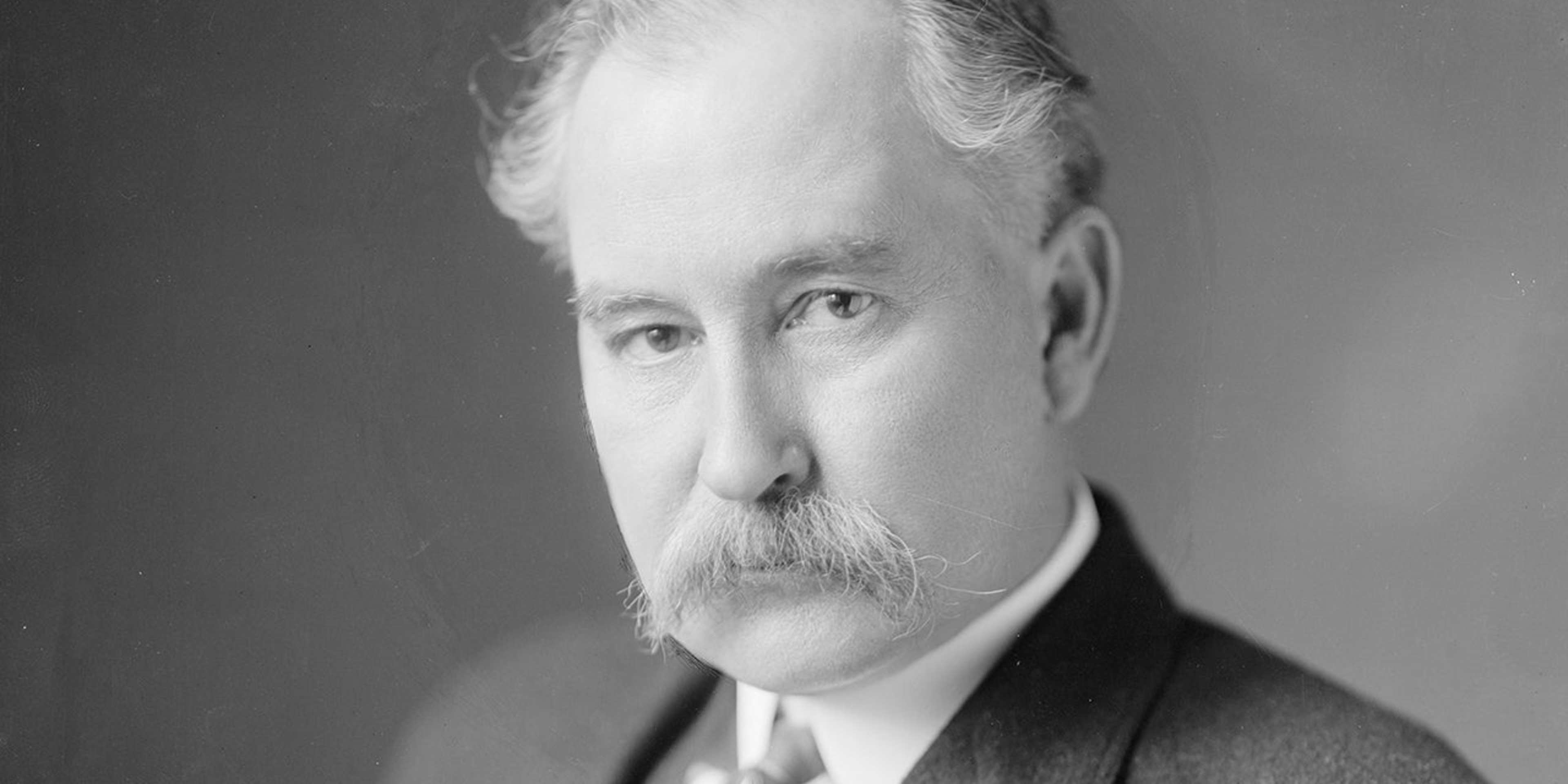 New Mexico Senator Albert Fall, circa early 1900s. Fall was notoriously involved in the Teapot Dome Scandal.