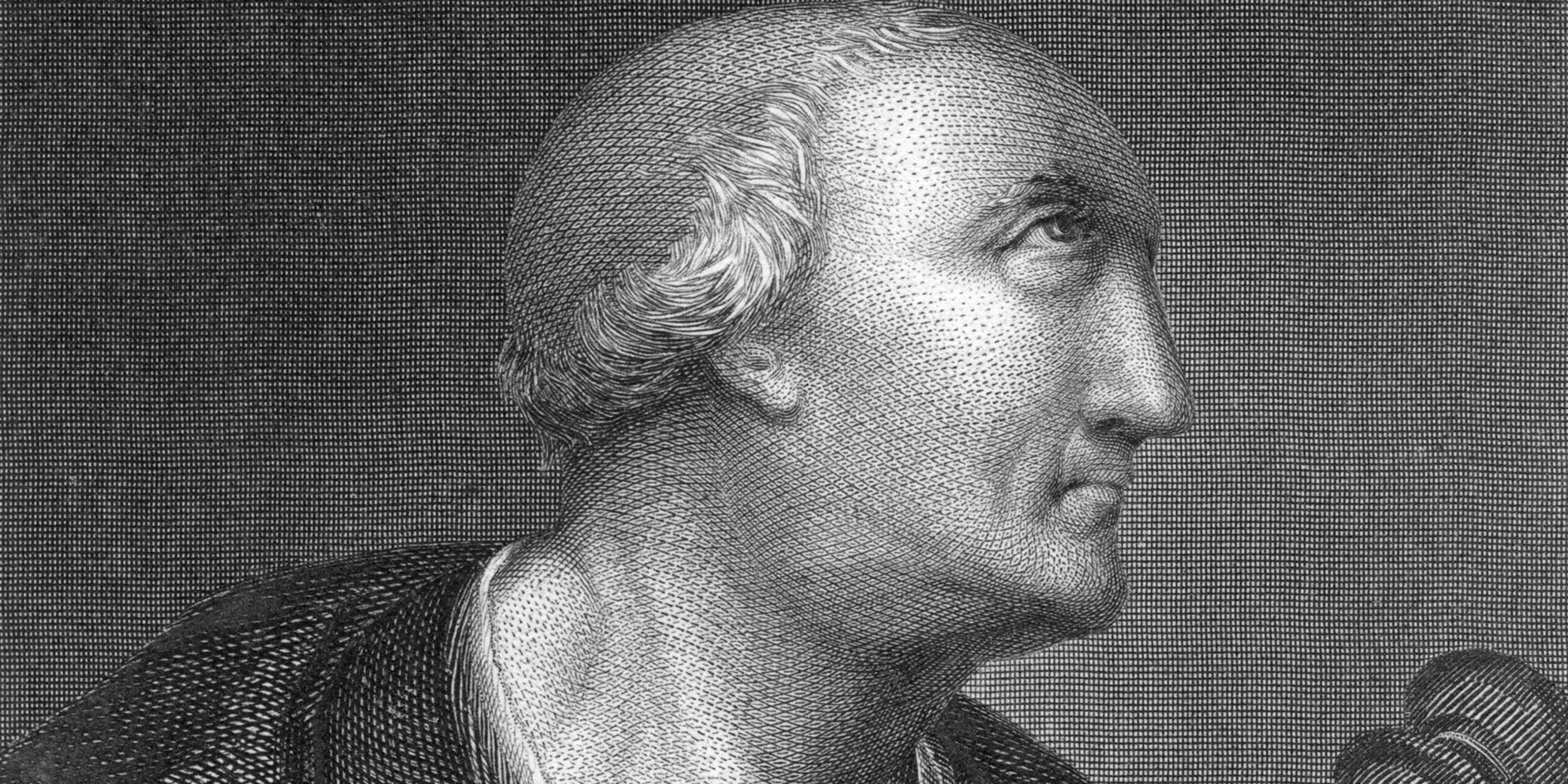 Amerigo Vespucci Italian explorer, financier, navigator and cartographer, Amerigo Vespucci (1454 - 1512), circa 1500. From an original painting by Bronzino. (Photo by Kean Collection/Getty Images)