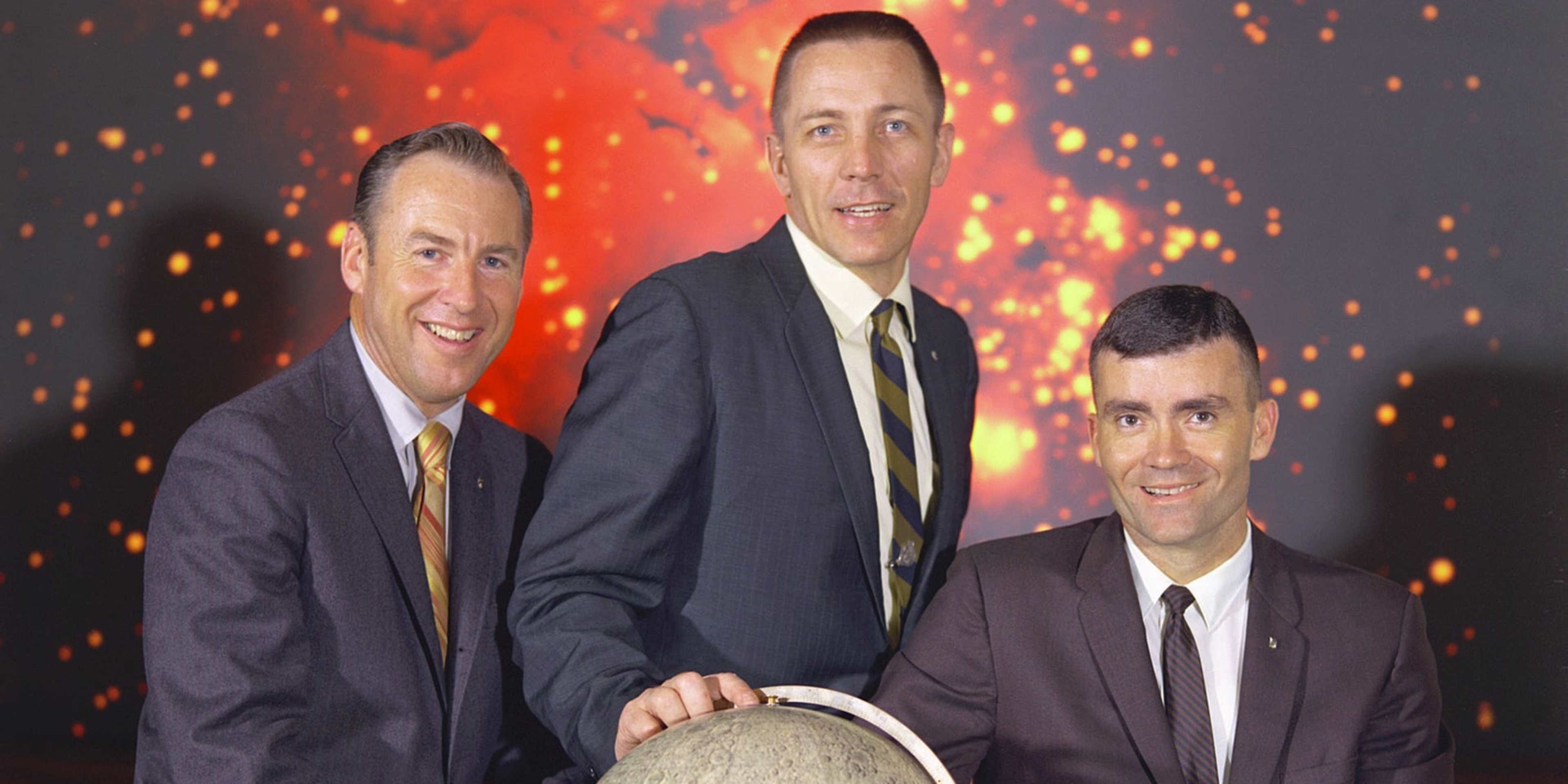 The Apollo 13 astronauts