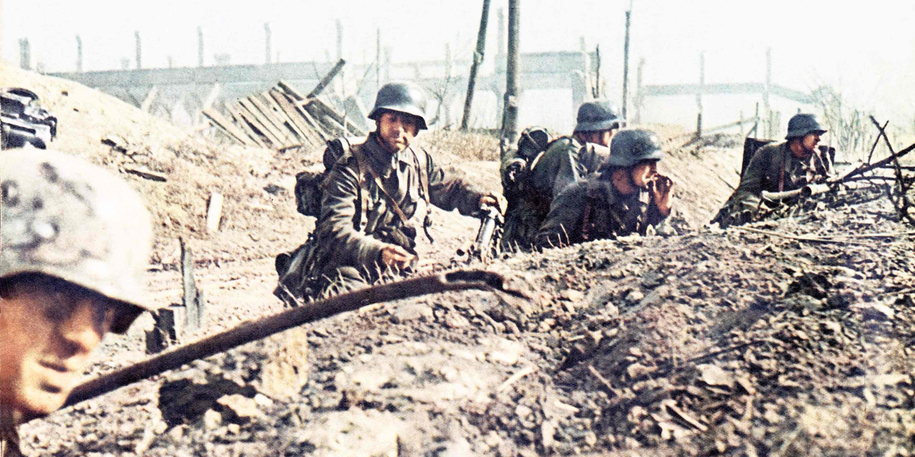 Stalingrad 1942 Stalingrad 1942, The battle of Stalingrad (now Volgograd) was a major battle of World War II.1942. It lasted from 17th July 1942 to 2nd February 1943 and ended in defeat of the Germans whose 6th Army had been destroyed. (Photo by Galerie Bilderwelt/Getty Images)