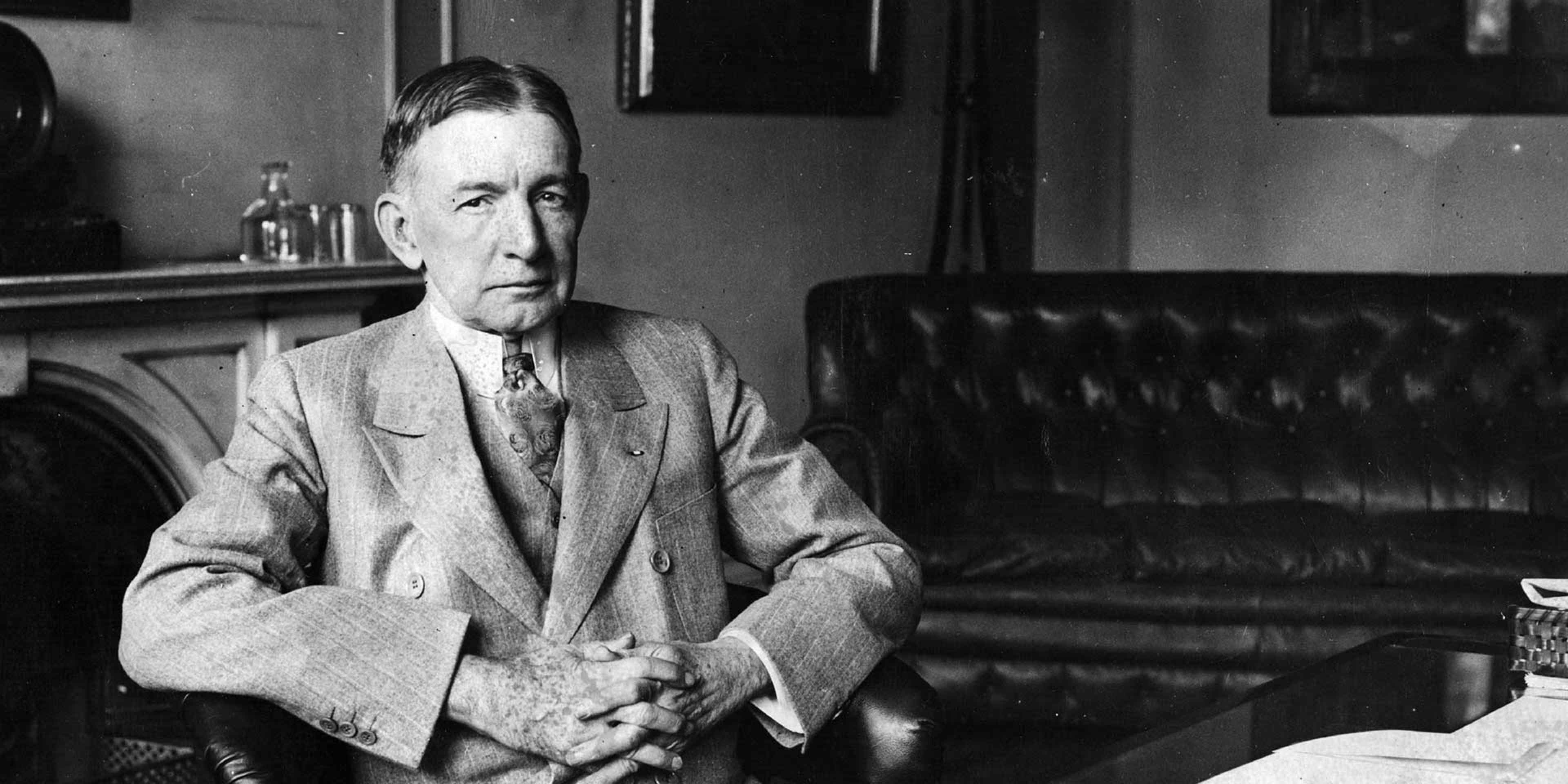 Charles Gates Dawes, vice president under Calvin Coolidge, circa 1924.