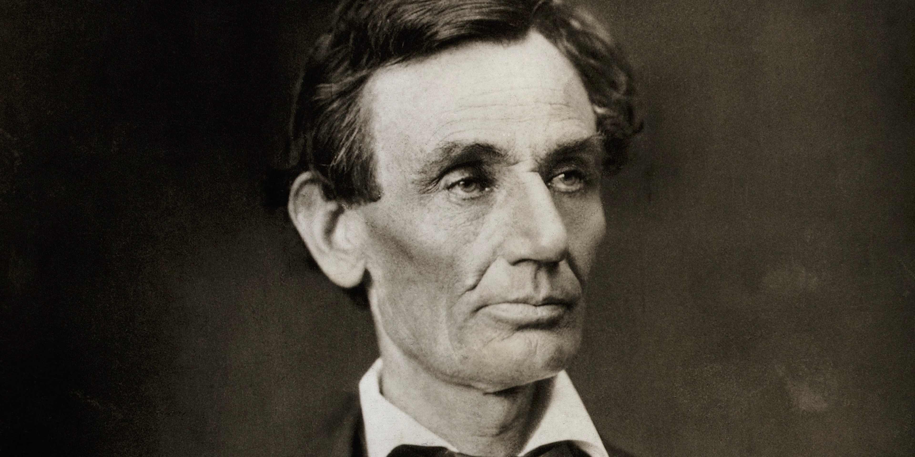 photographic portrait of Abraham Lincoln