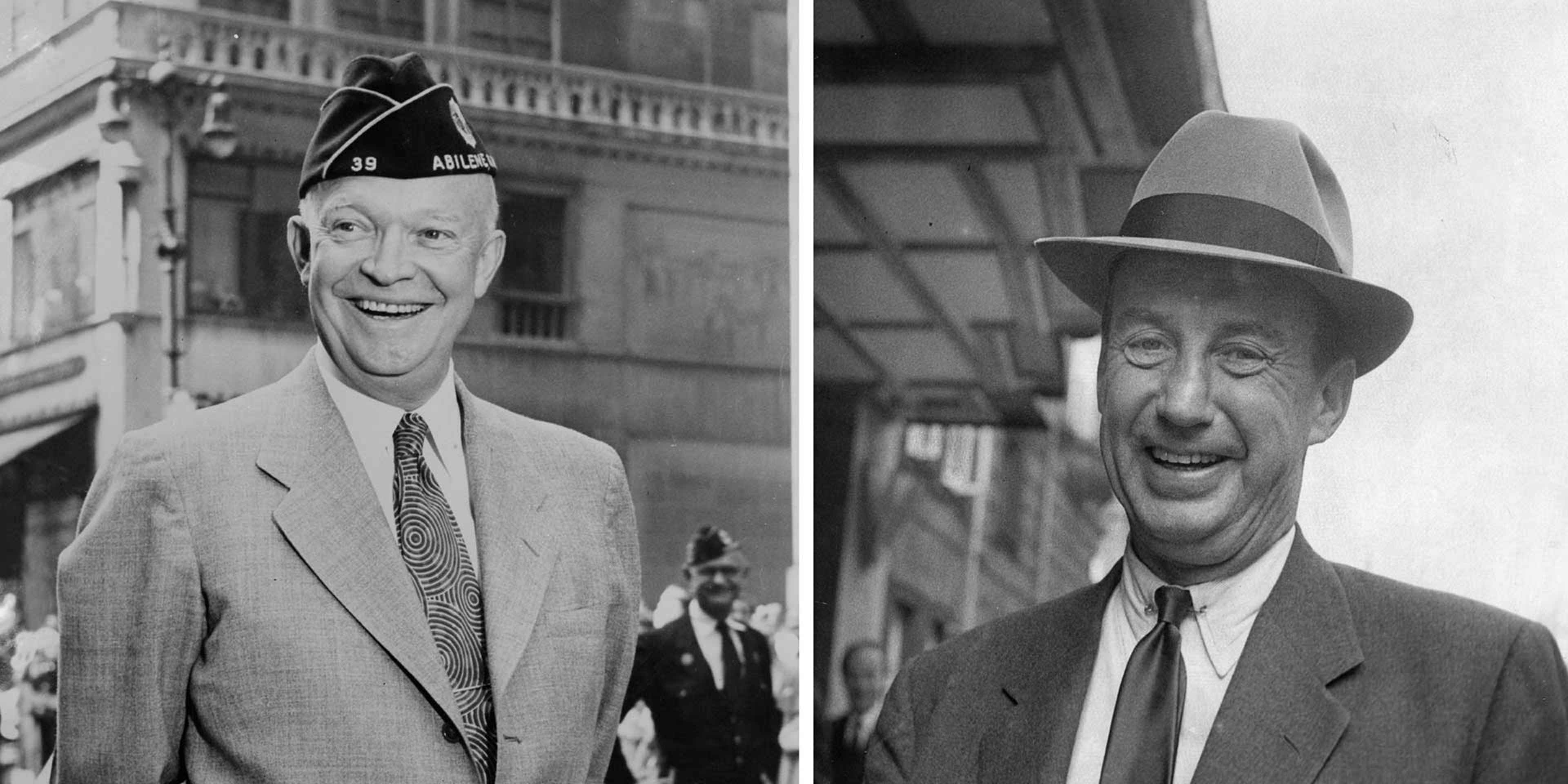 Dwight D. Eisenhower and Adlai Stevenson