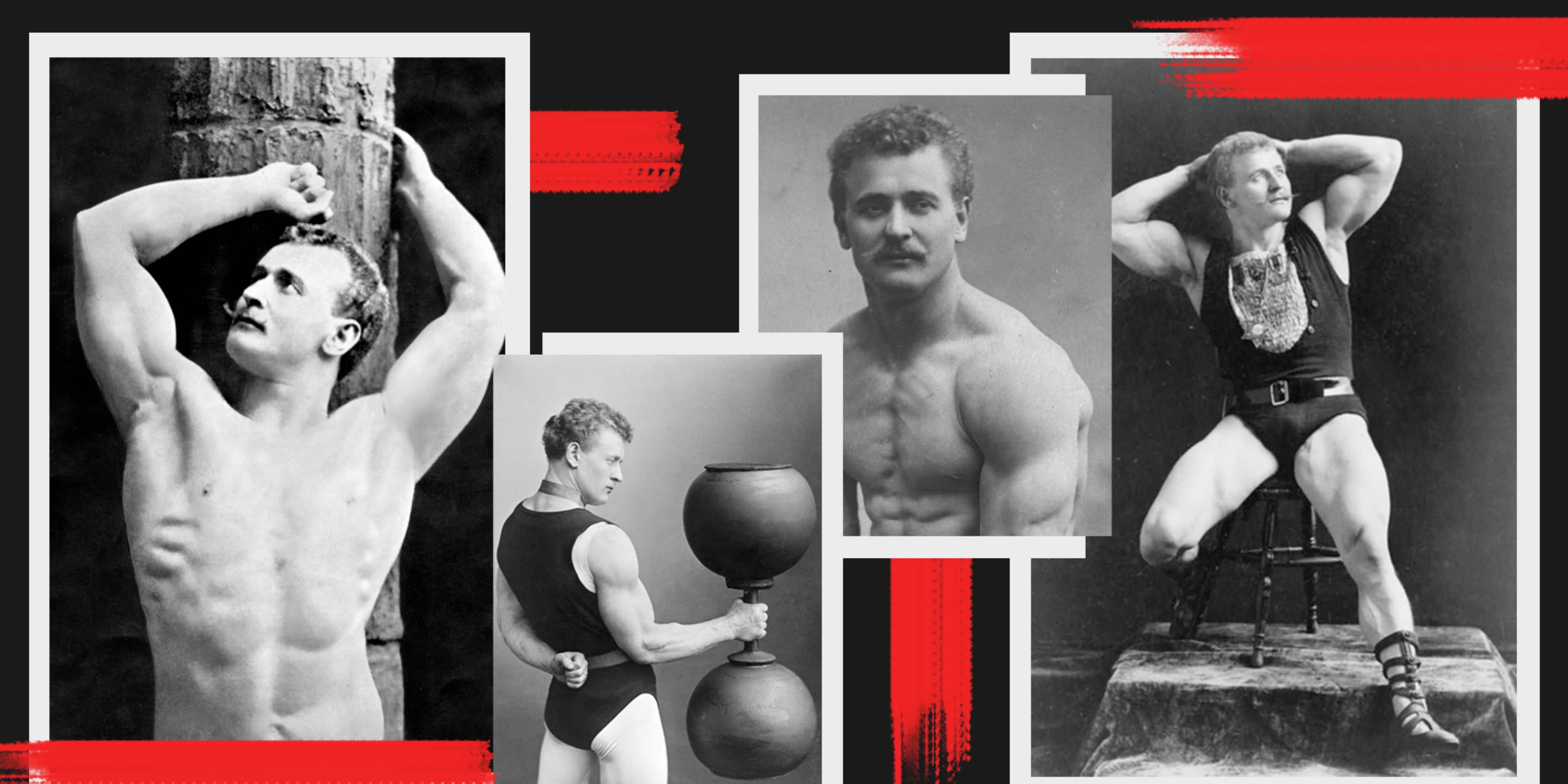 Men's Old Time Strongman Circus Costume – 19th Century Weightlifter Fancy Dress