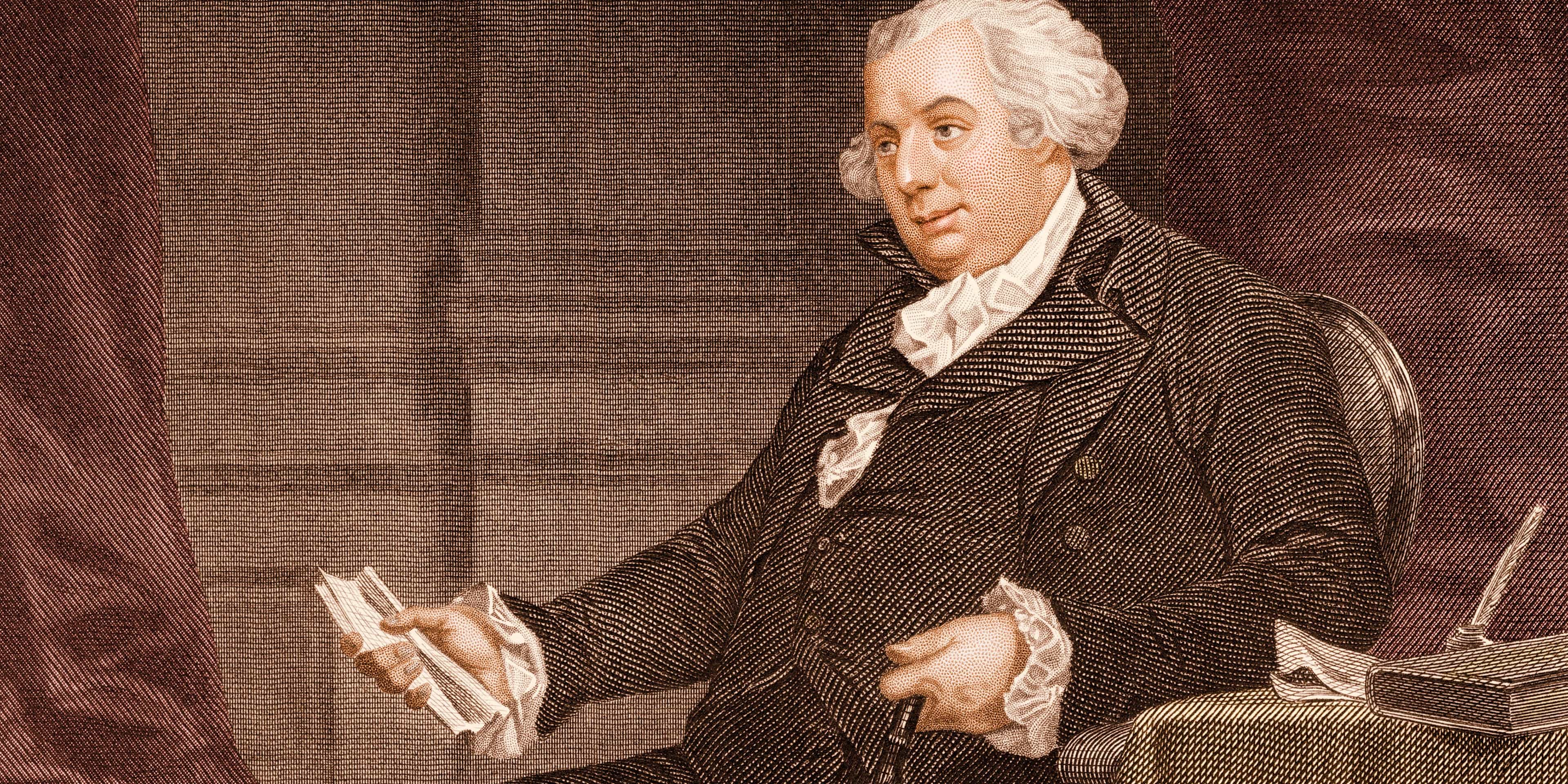 American politician and diplomat Gouverneur Morris (1752 - 1816), one of the original authors and signers of the Constitution of the United State
