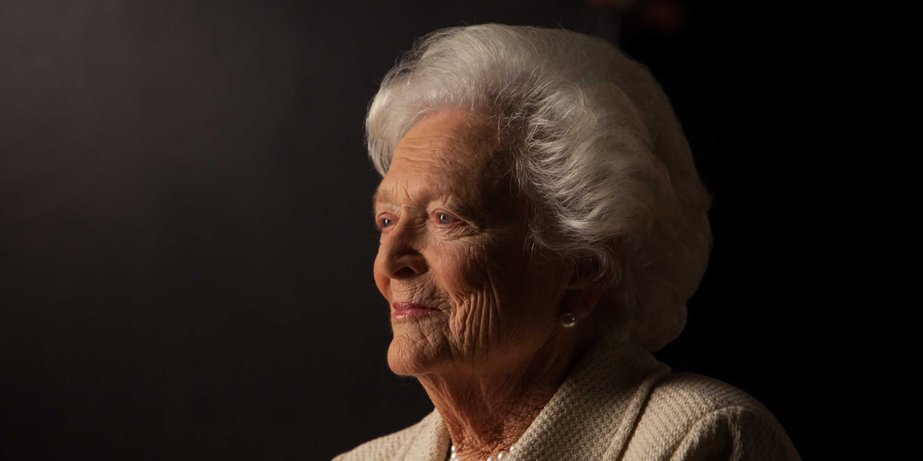 Former First Lady Barbara Bush